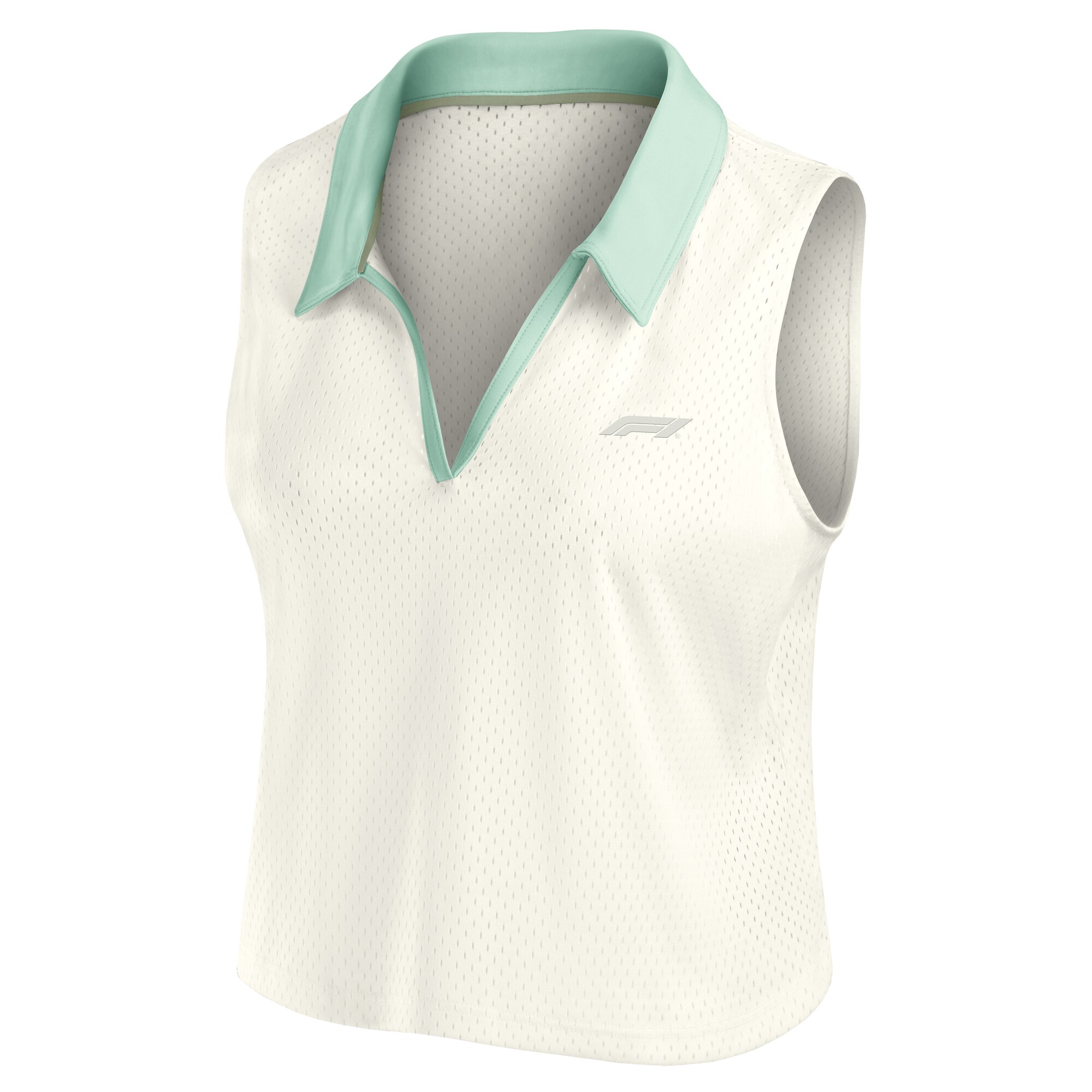 Formula 1 Clubhouse Sleeveless Polo - Marshmallow - Womens