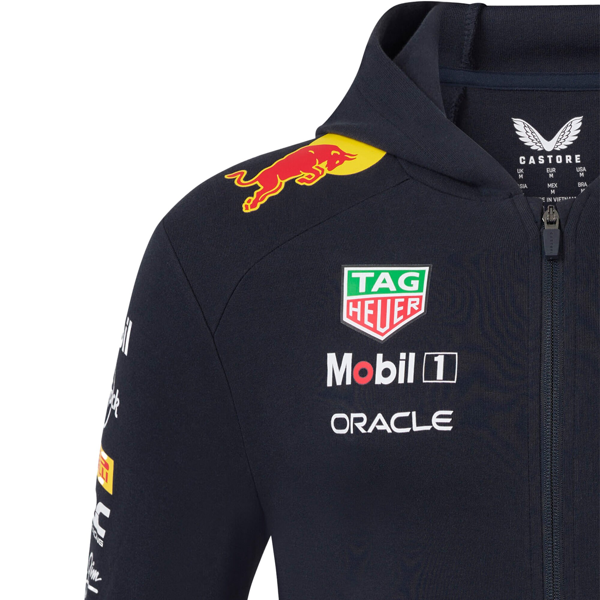 Red Bull Racing 2025 Team Full Zip Hoodie - Unisex