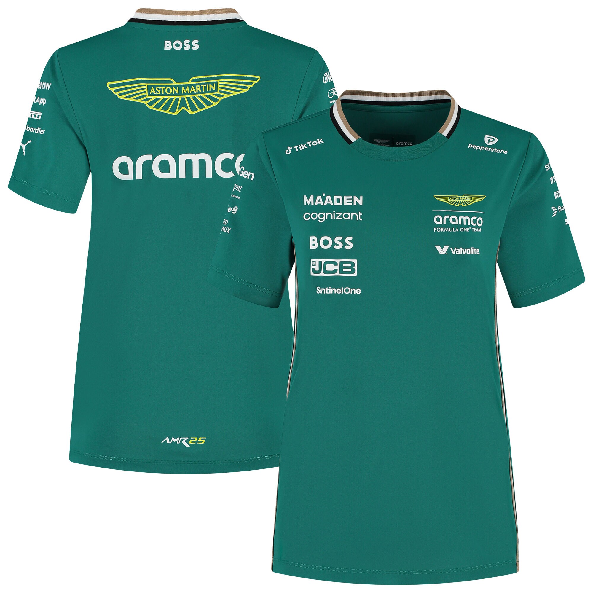 Aston Martin Aramco Cognizant F1 2025 Team T-Shirt - Womens