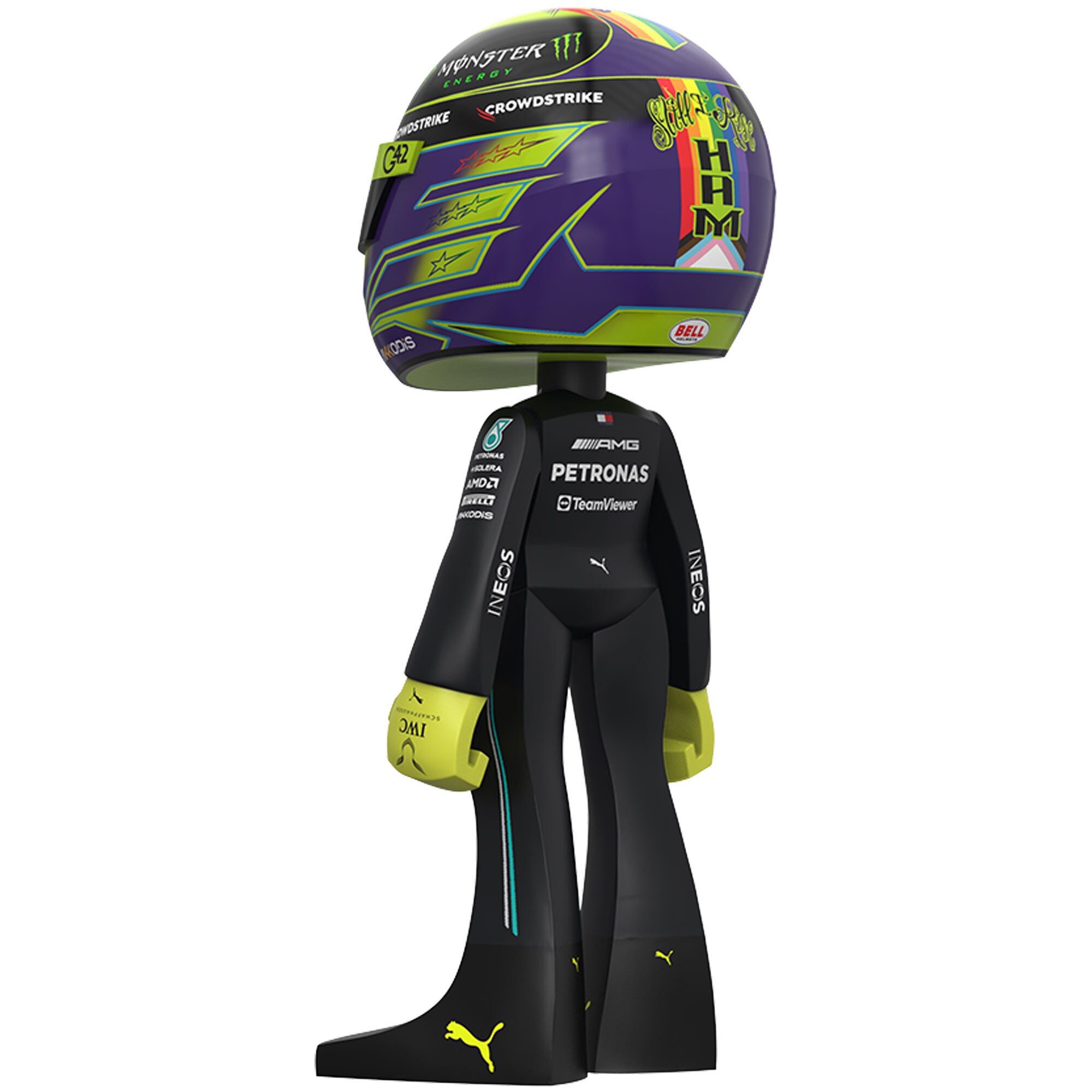 Mercedes Mighty Jaxx 2023 Lewis Hamilton Collectable Figurine