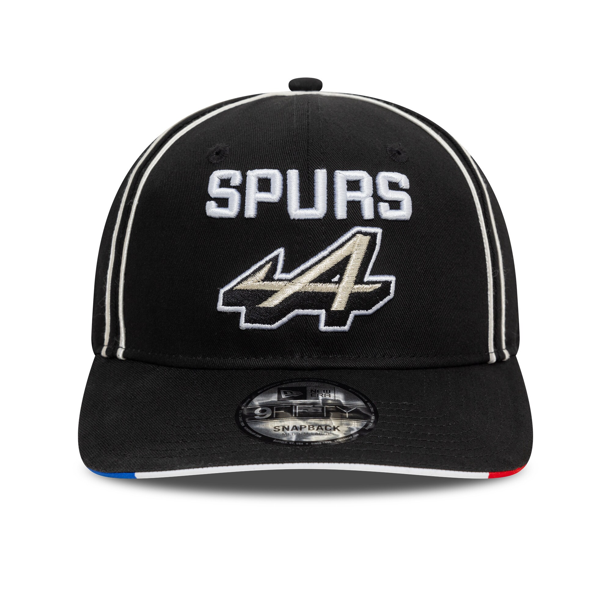 Alpine F1 Team X San Antonio Spurs 2024 New Era 9FIFTY Pre Curve Special Edition Austin GP Cap