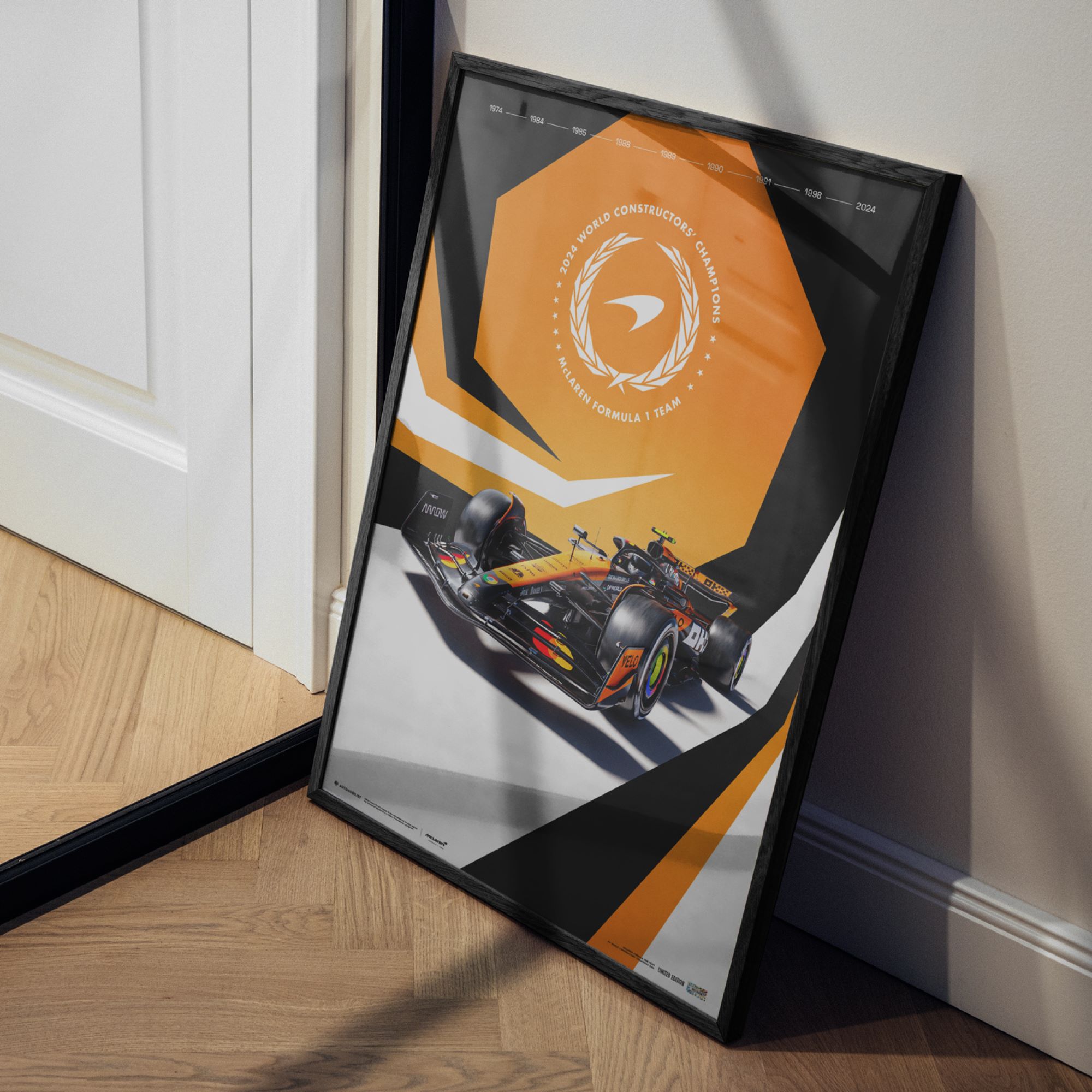 McLaren 2024 World Constructors' Champions - Poster