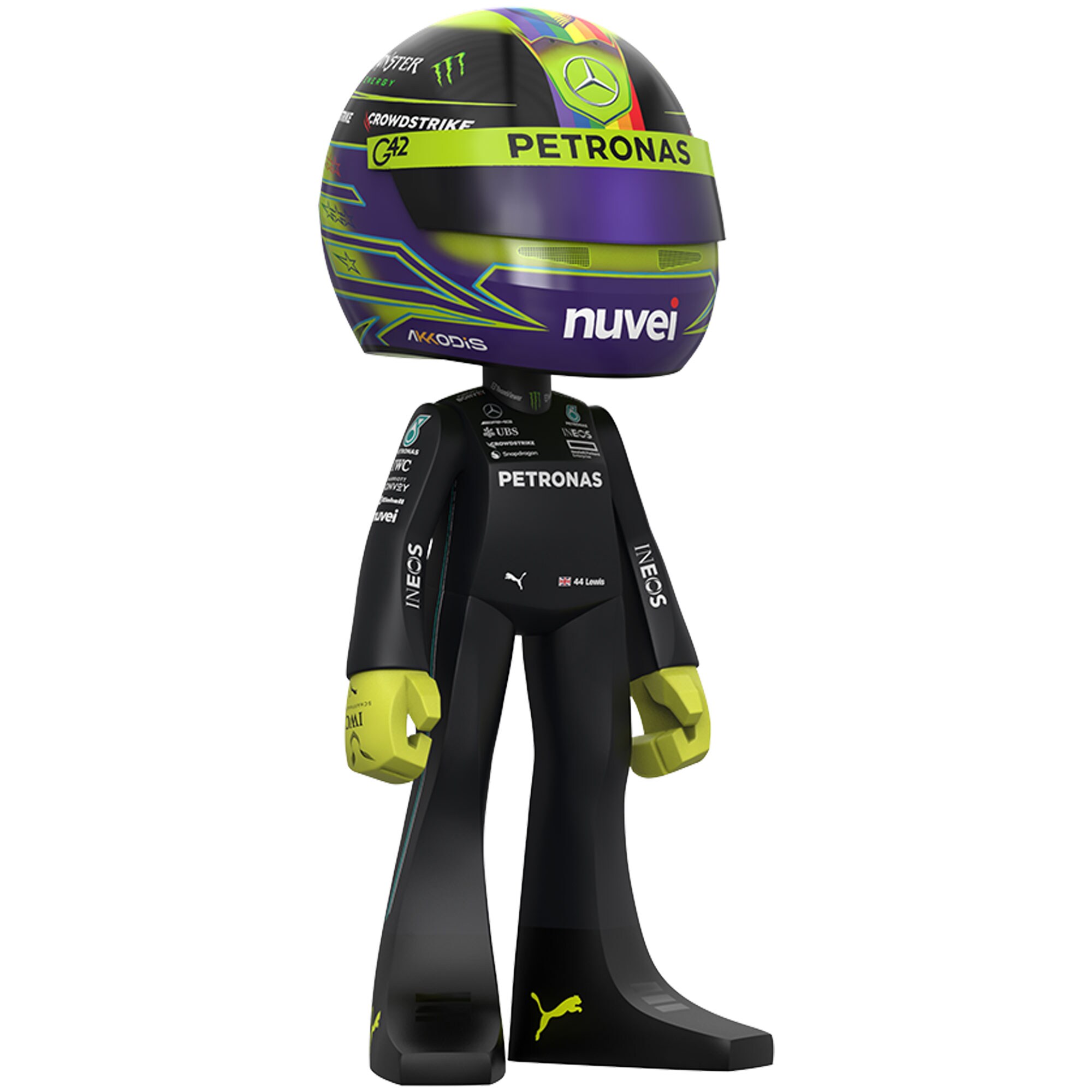 Mercedes Mighty Jaxx 2023 Lewis Hamilton Collectable Figurine