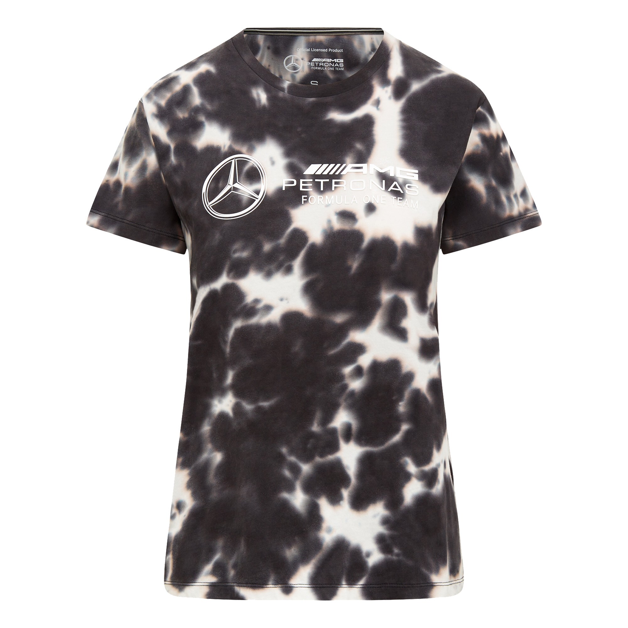 Mercedes AMG Petronas F1 Tie Dye T-Shirt - Womens
