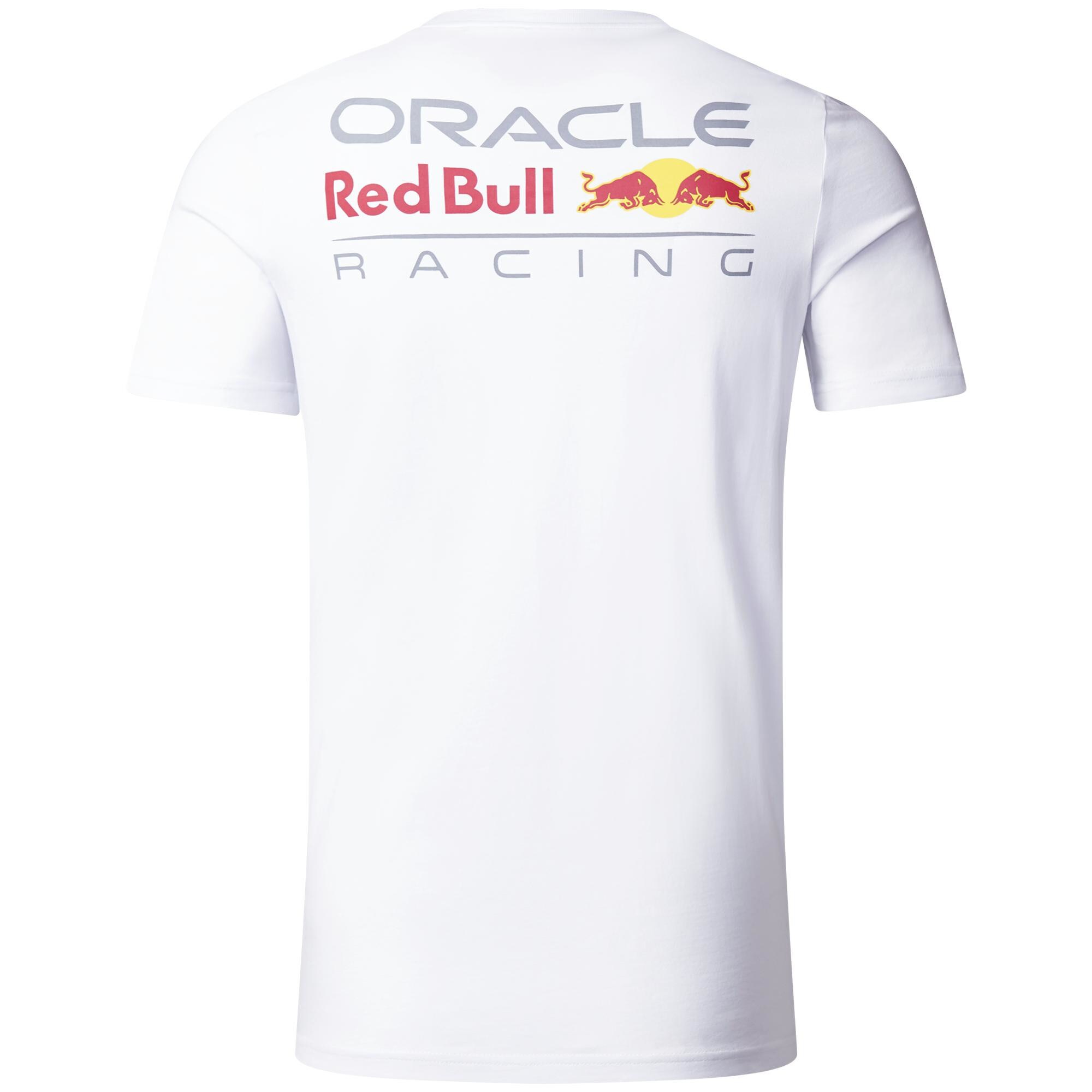 Oracle Red Bull Racing Large Logo T-shirt - White - Unisex