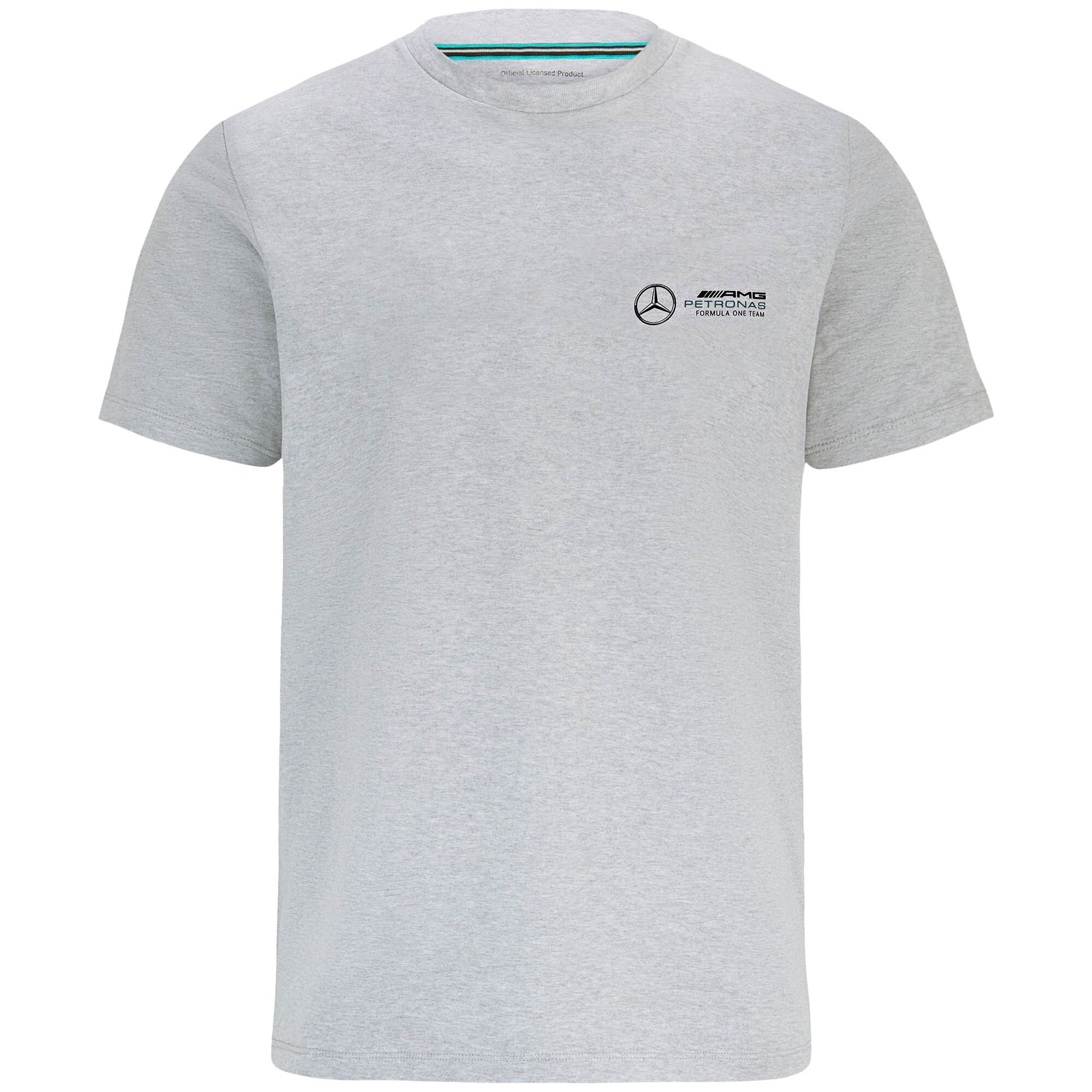 Mercedes AMG Petronas F1 Small Logo T-Shirt - Grey - Unisex