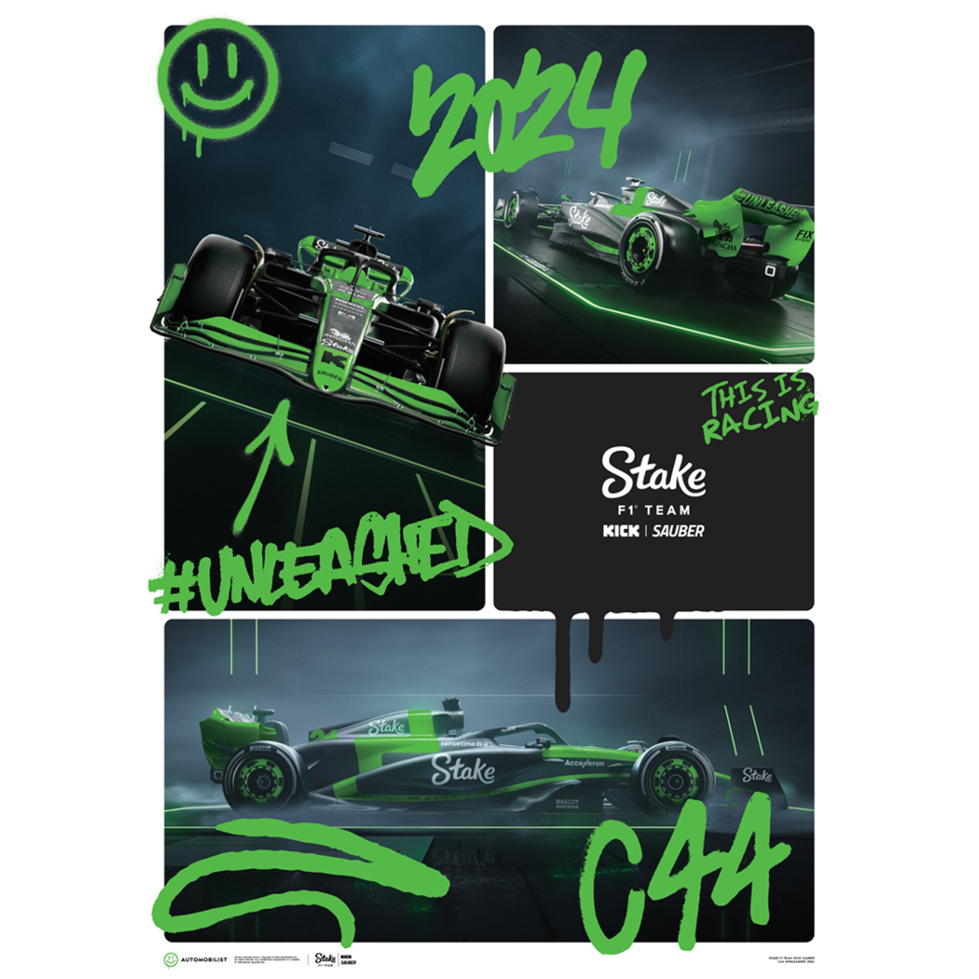 Kick Sauber C44 Unleashed - 2024 Poster