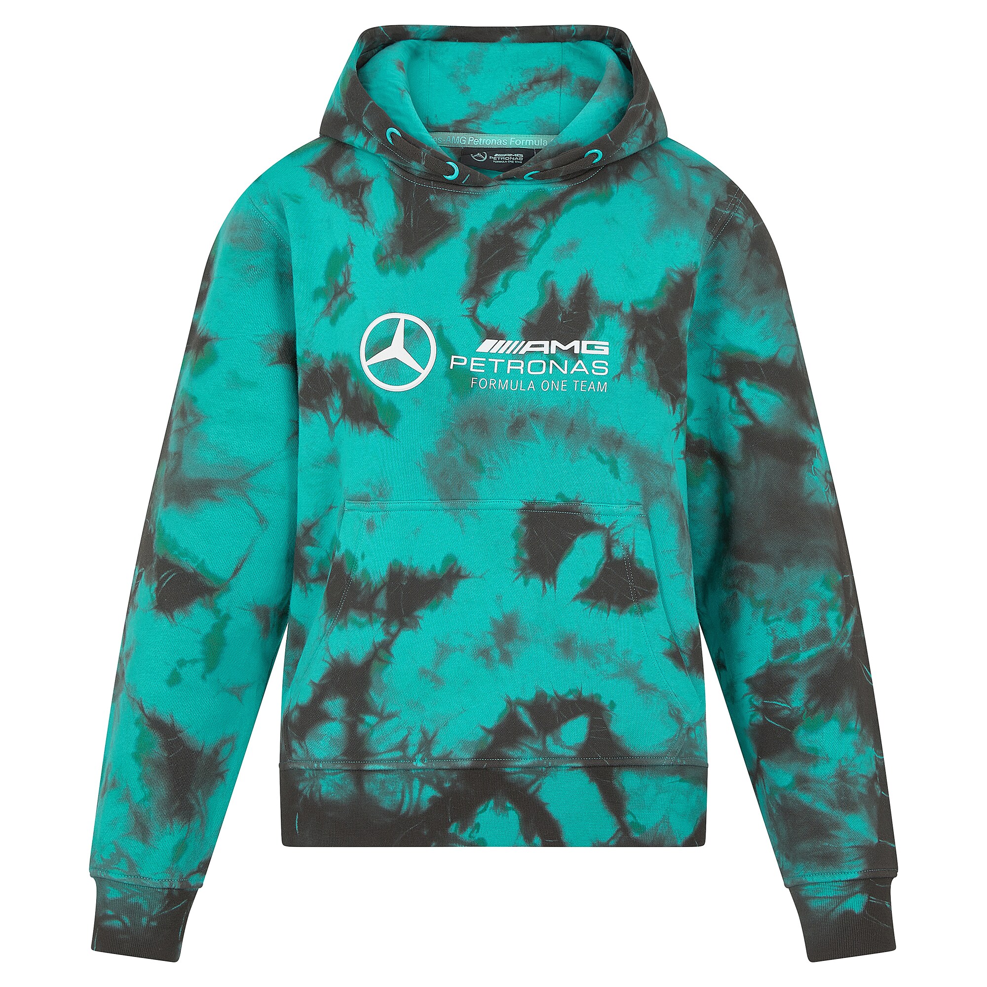 Mercedes AMG Petronas F1 Tie Dye Hoodie - Womens