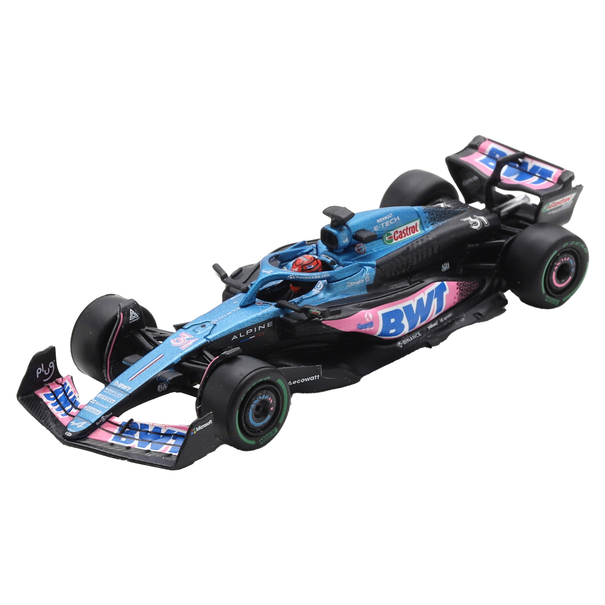 BWT Alpine F1 Team A523 No.31 2023 Esteban Ocon 1:64 Model