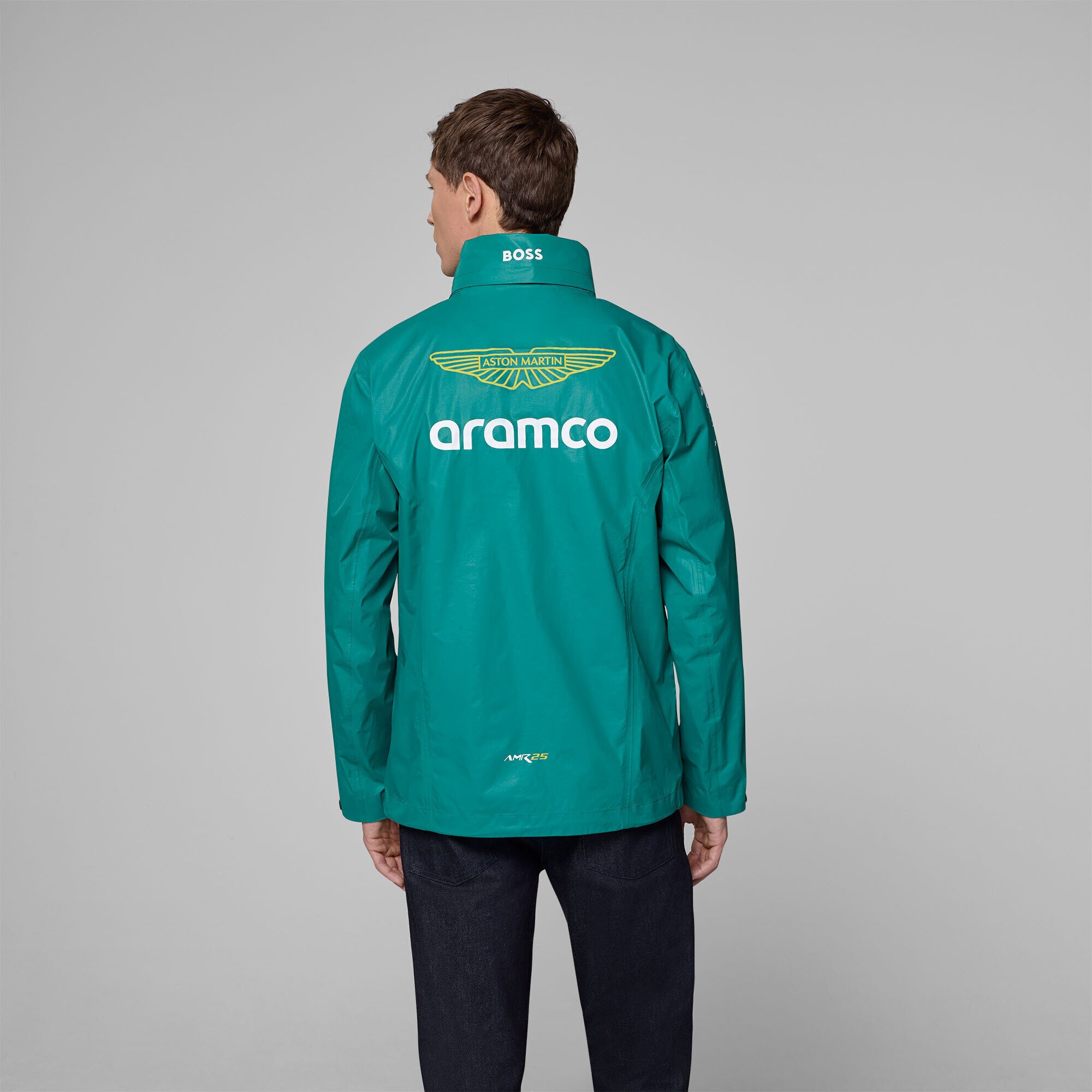 Aston Martin Aramco Cognizant F1 2025 Team Rain Jacket