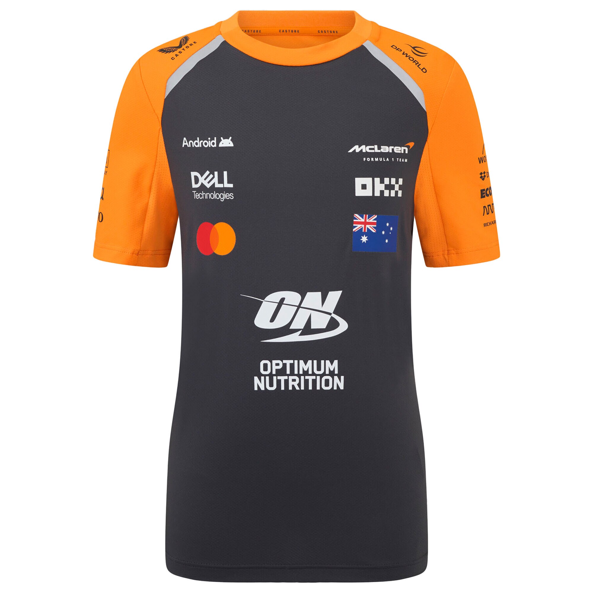 McLaren 2025 Team Oscar Piastri Driver Set Up T-Shirt - Phantom - Kids