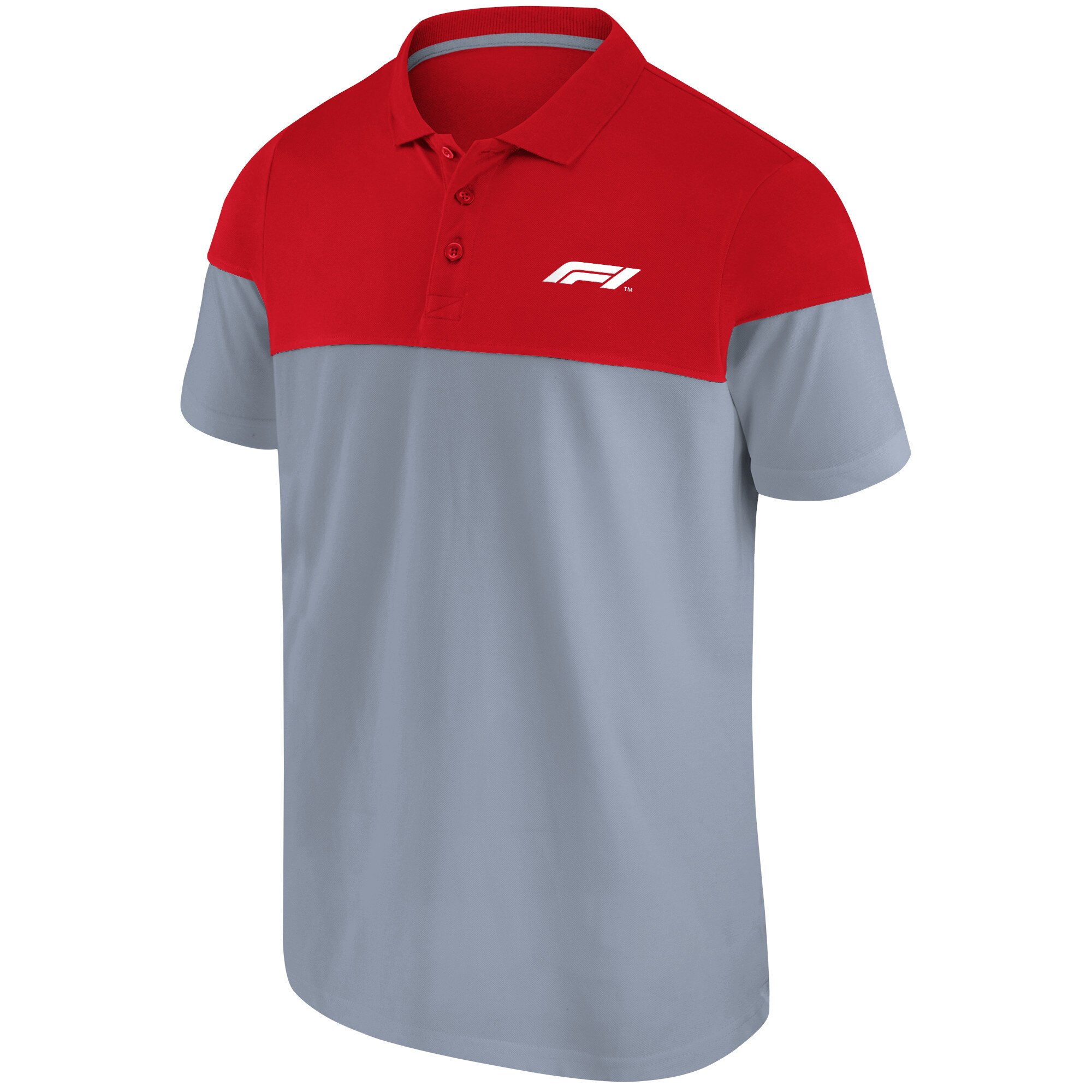 Formula 1 Cut & Sew Polo - Grey