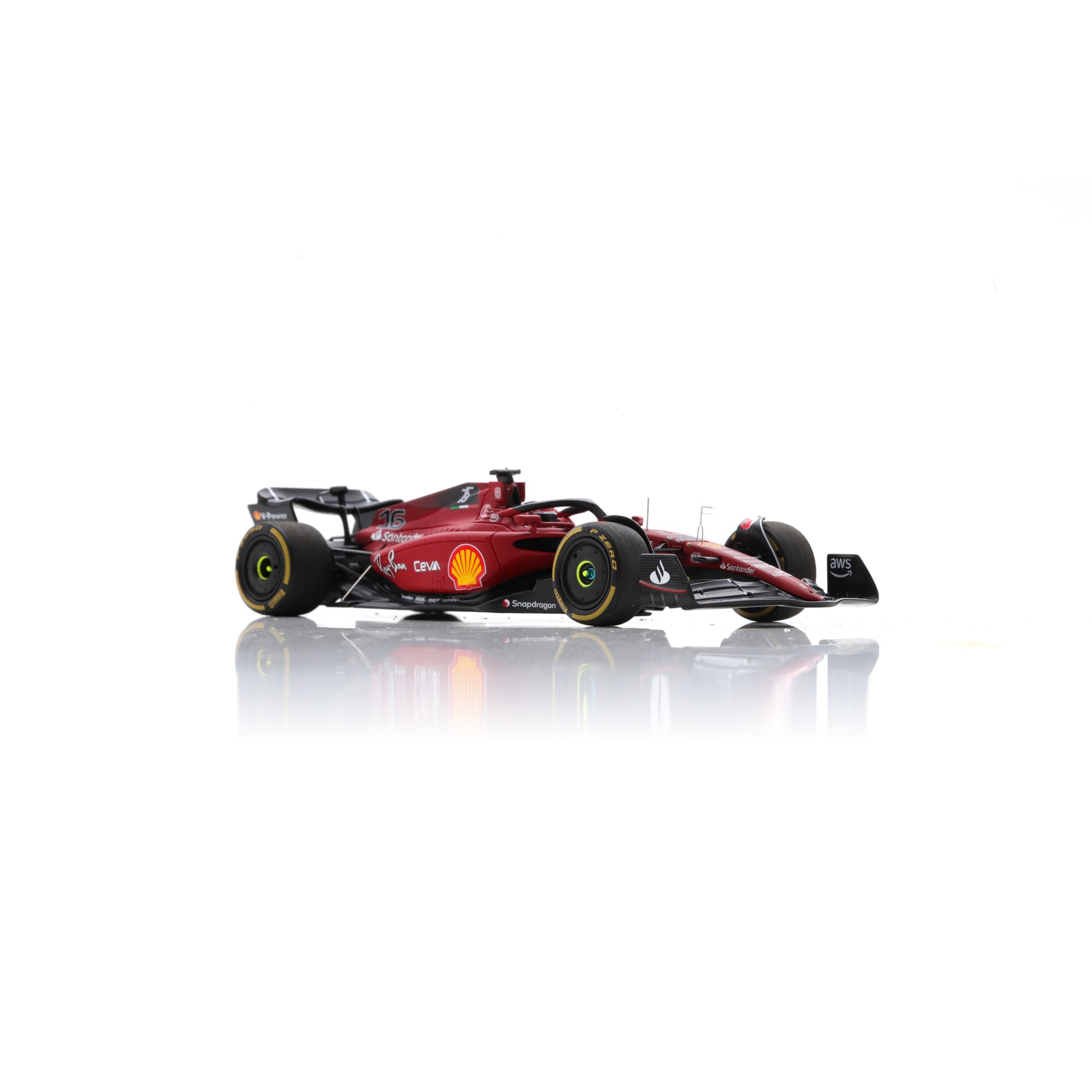 Scuderia Ferrari F1-75 No.16 Winner Austria GP Charles LeClerc 1:43 LookSmart Model