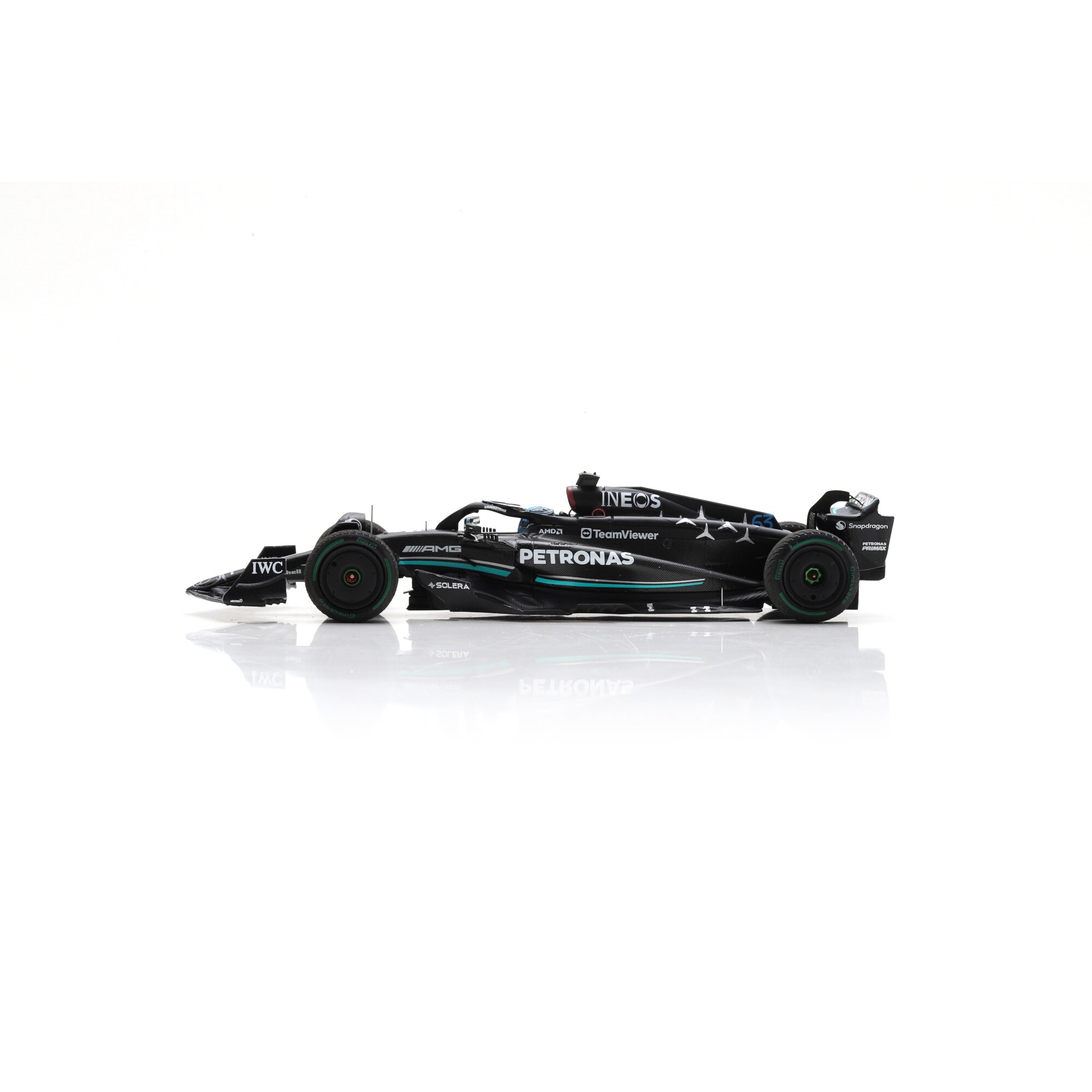 Mercedes AMG Petronas F1 W14 E Performance No.63 George Russell 5th Monaco GP 1:43 Spark Model