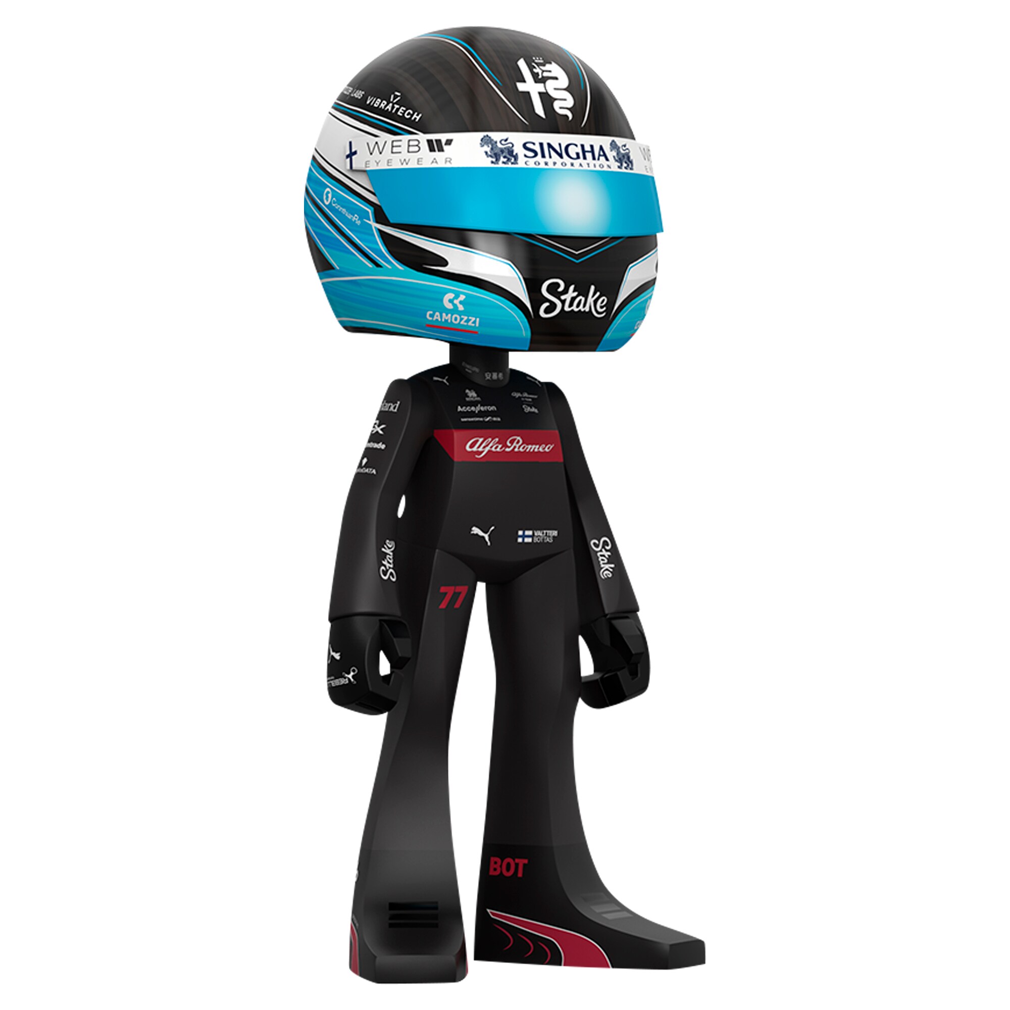 Alfa Romeo Sauber F1 Mighty Jaxx 2023 Valtteri Bottas Collectable Figurine