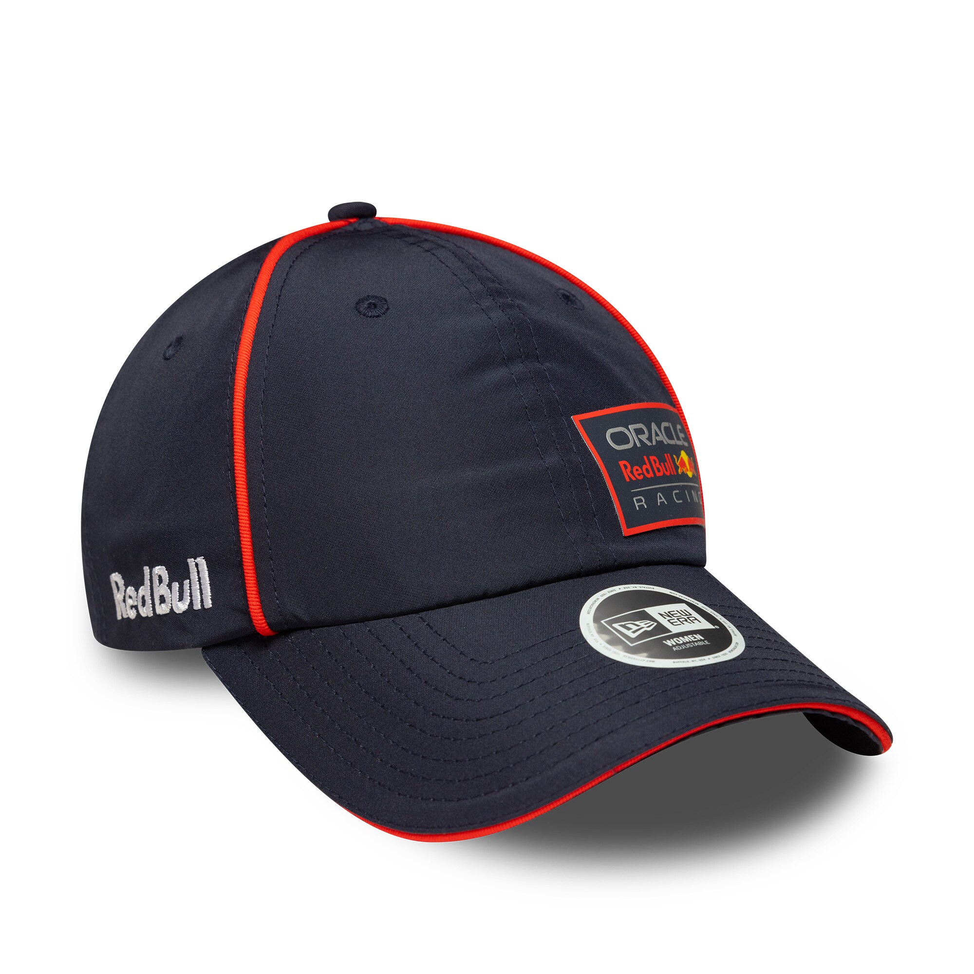 Red Bull Racing New Era Team Piped Ponytail Cap - Navy - Womens