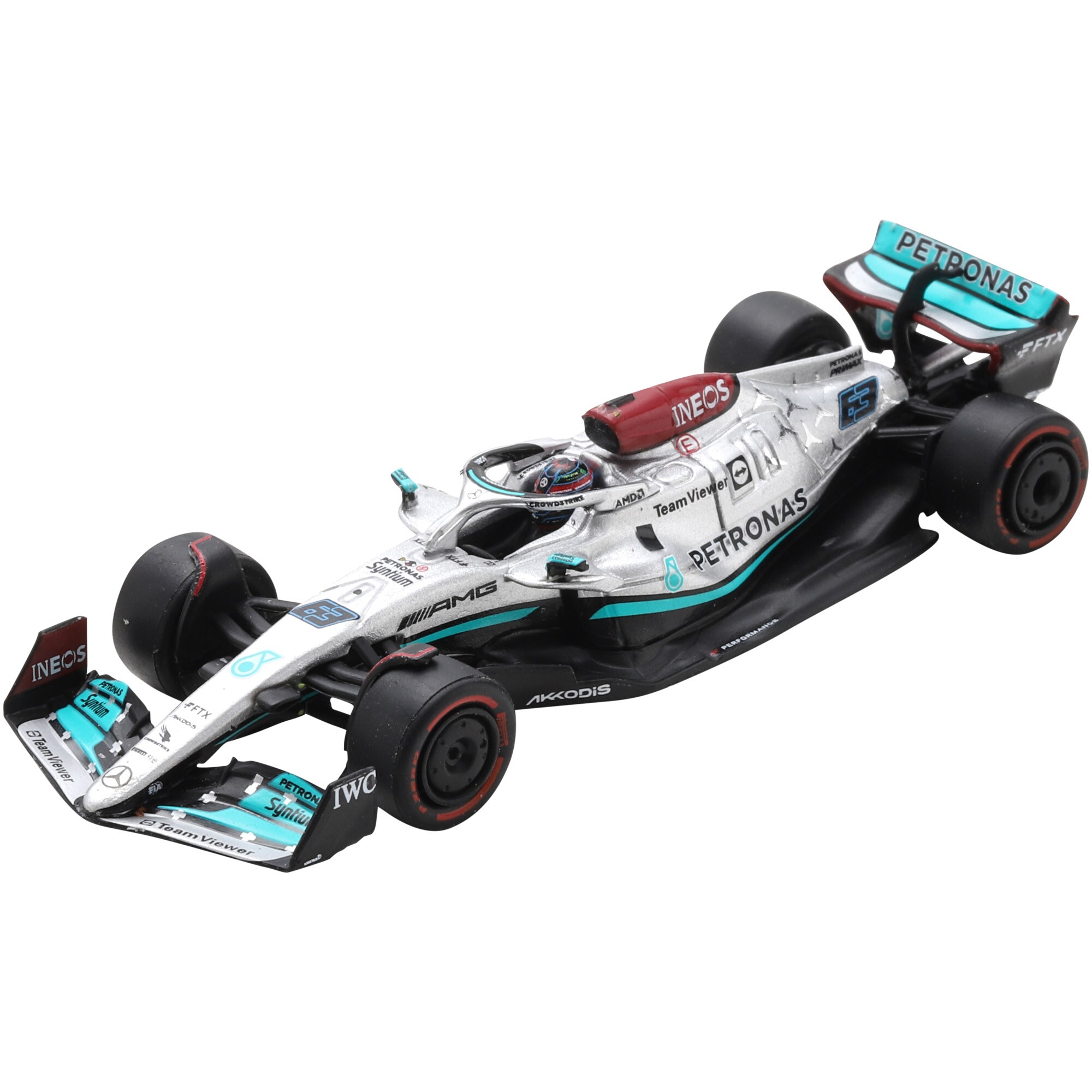 Mercedes AMG Petronas F1 No.63 George Russell 1:64 Model