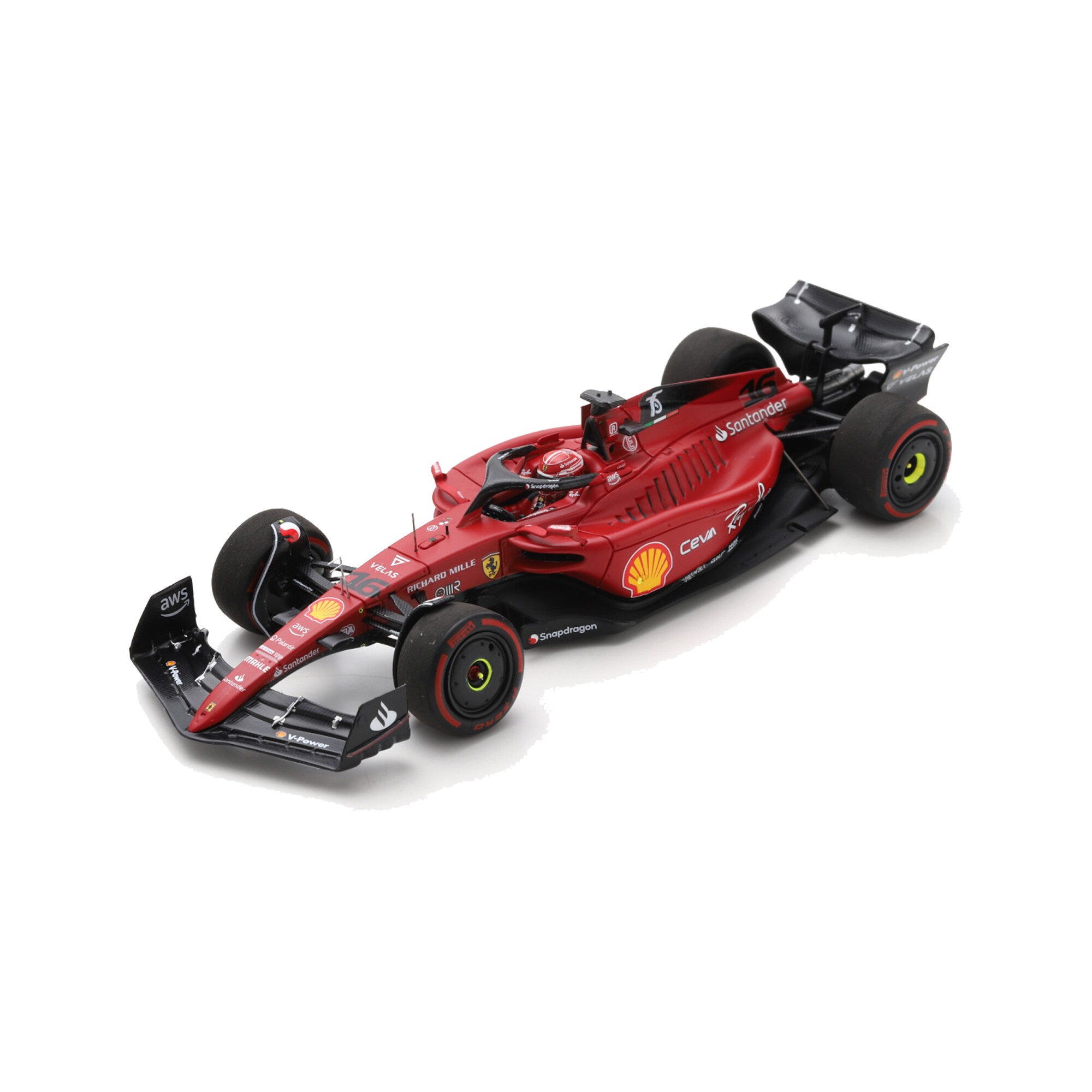 Scuderia Ferrari SF75 No.16 Winners Bahrain GP Charles LeClerc 1:43 LookSmart Model
