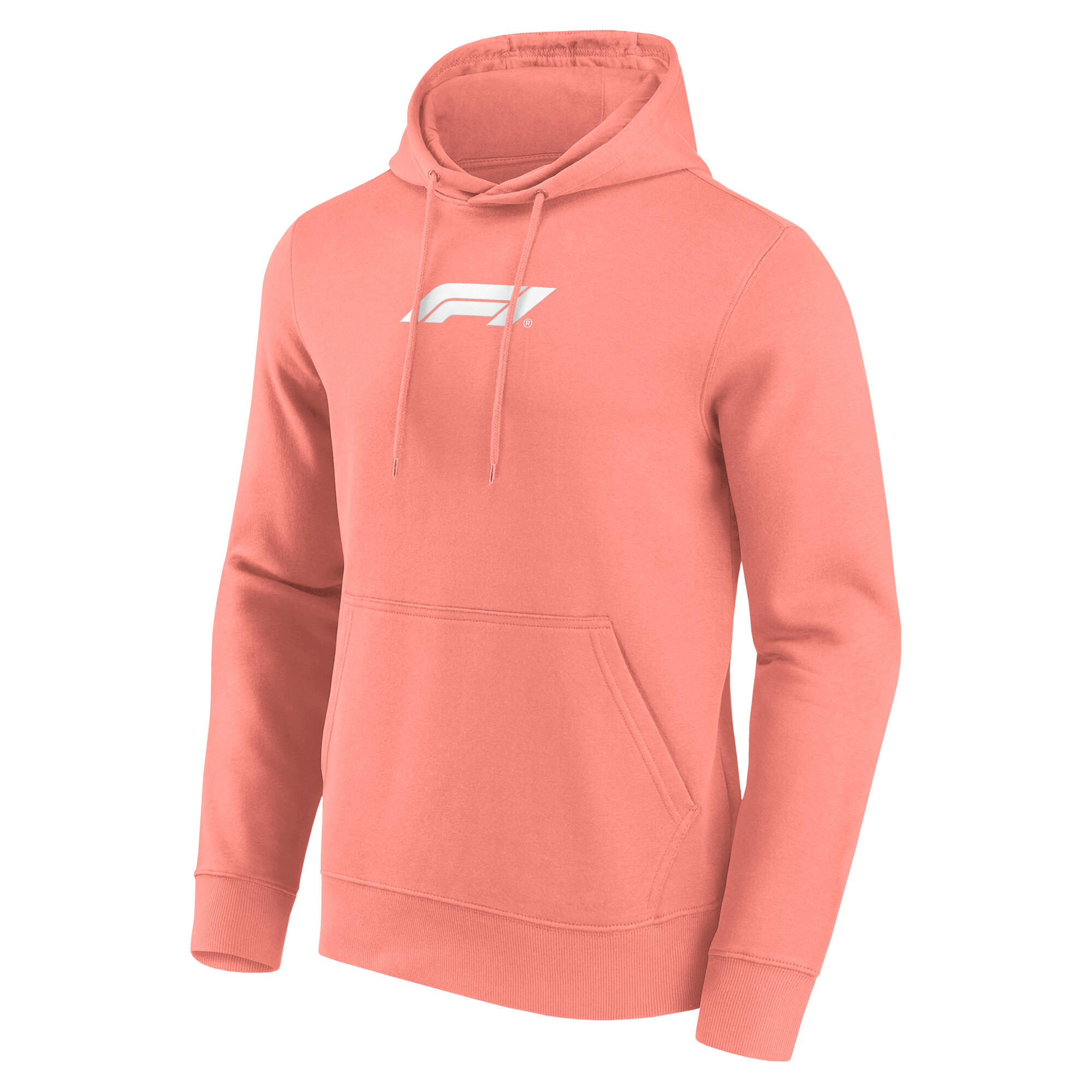 Formula 1 Small Mono Logo Hoodie - Coral Haze
