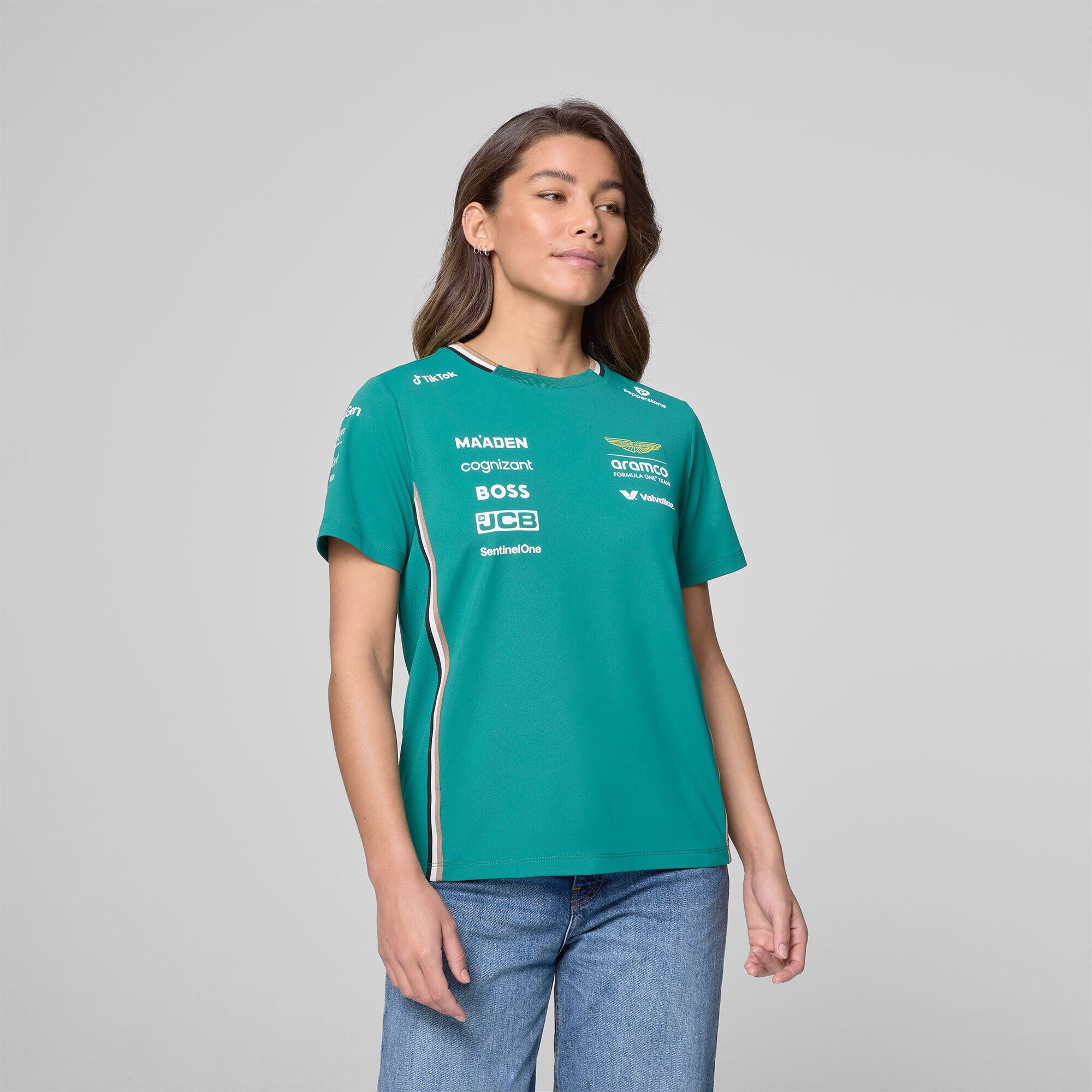 Aston Martin Aramco Cognizant F1 2025 Team T-Shirt - Womens