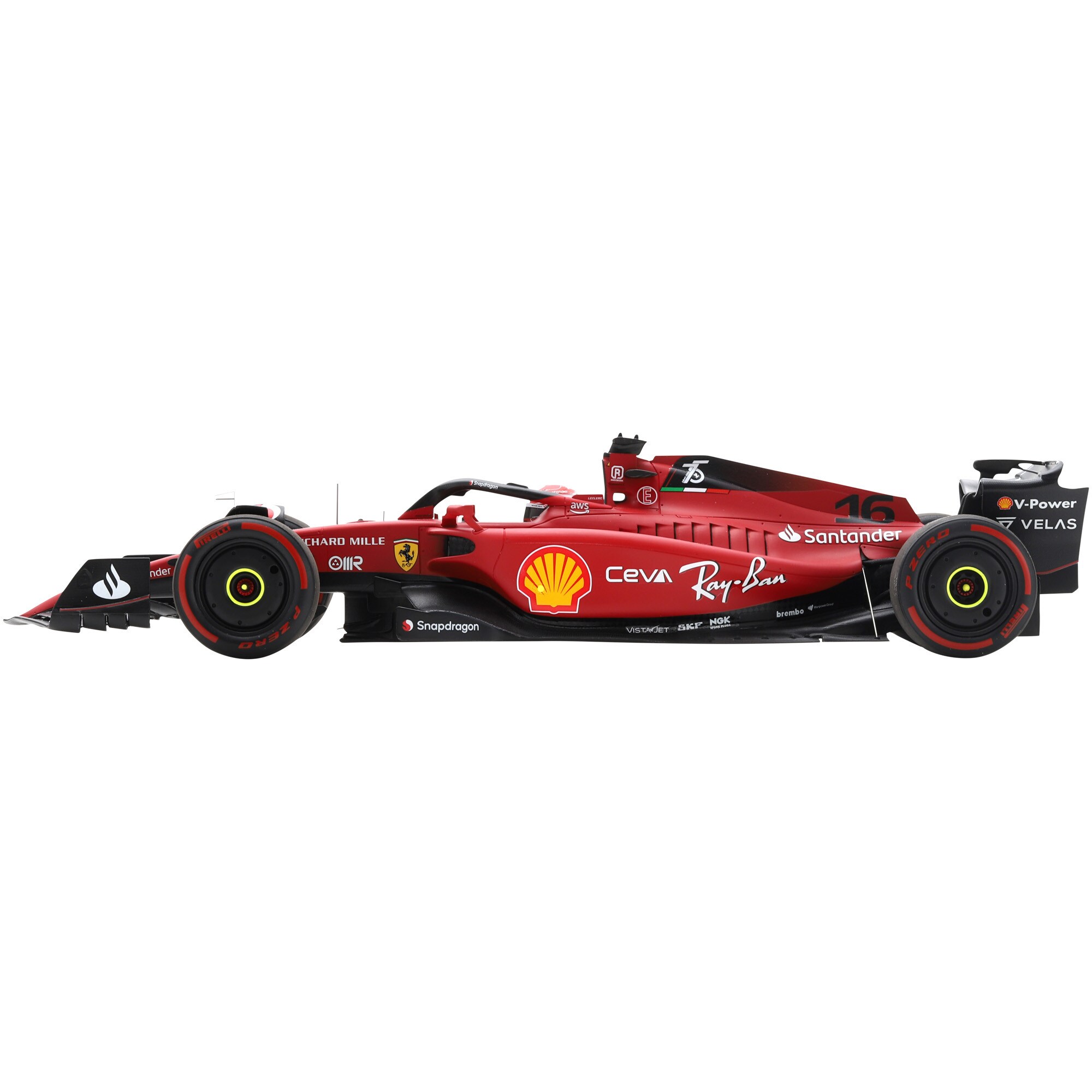 Scuderia Ferrari SF75 No.16 Winners Bahrain GP Charles LeClerc 1:18 LookSmart Model