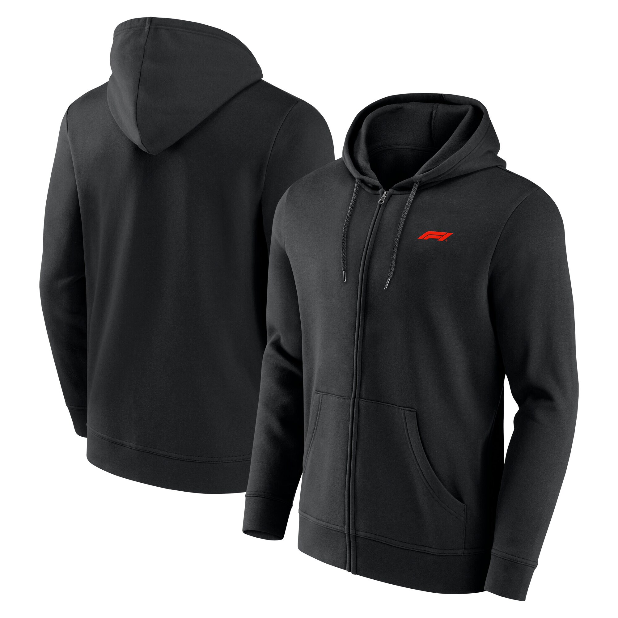 Formula 1 Essentials Small Crest Full Zip Hoodie - Black