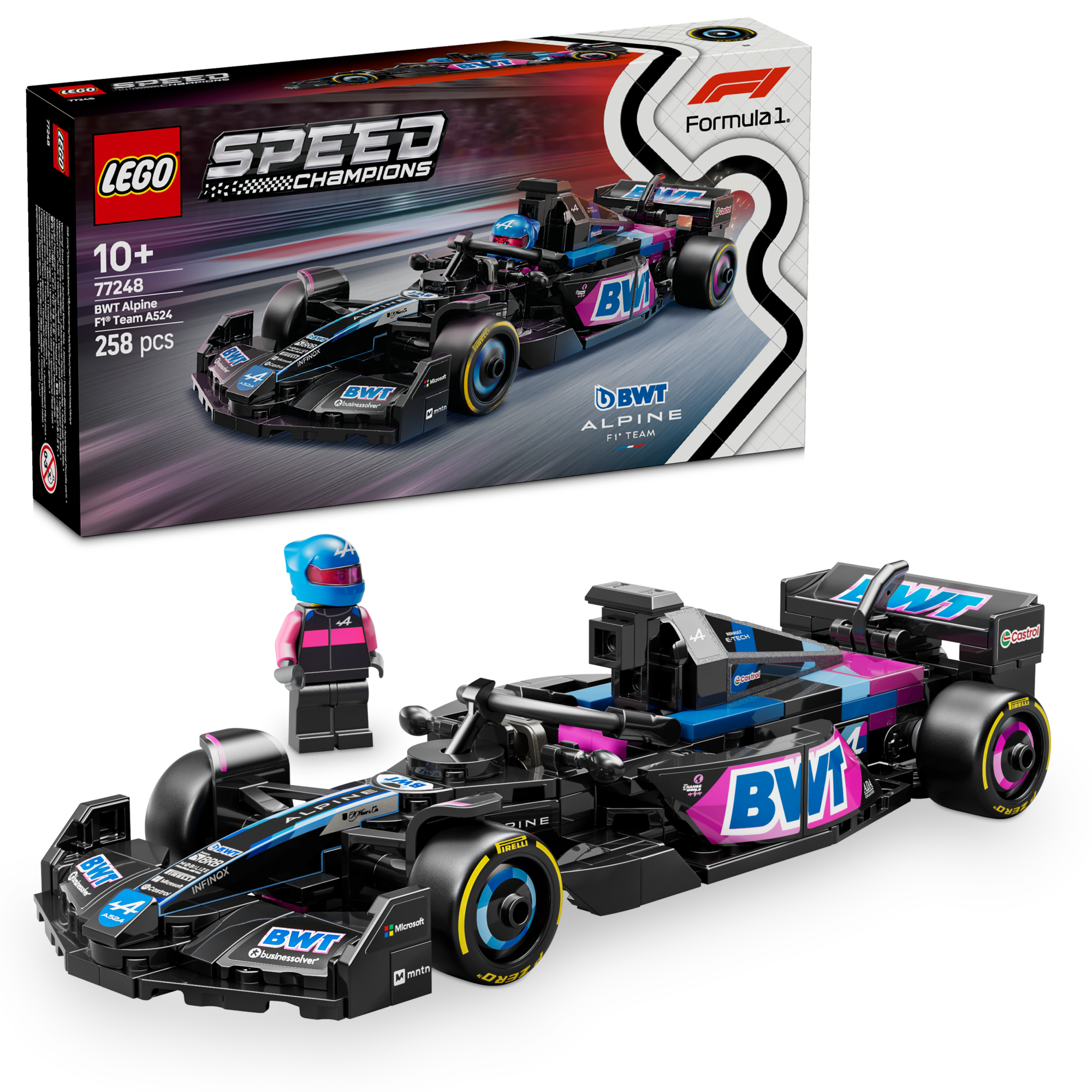 BWT Alpine F1® Team LEGO® A524 Race Car