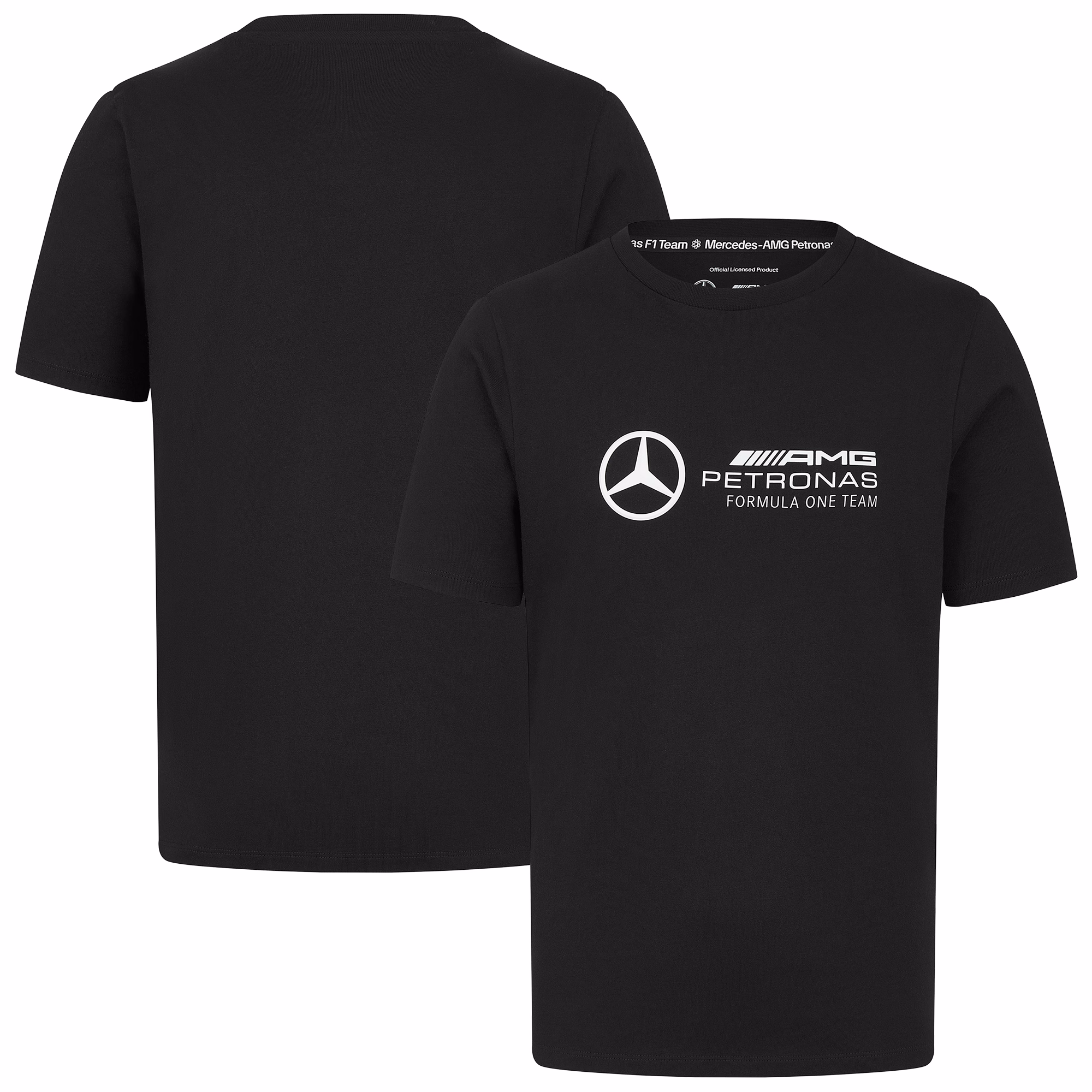 Mercedes AMG Petronas F1 Logo T-Shirt - Black