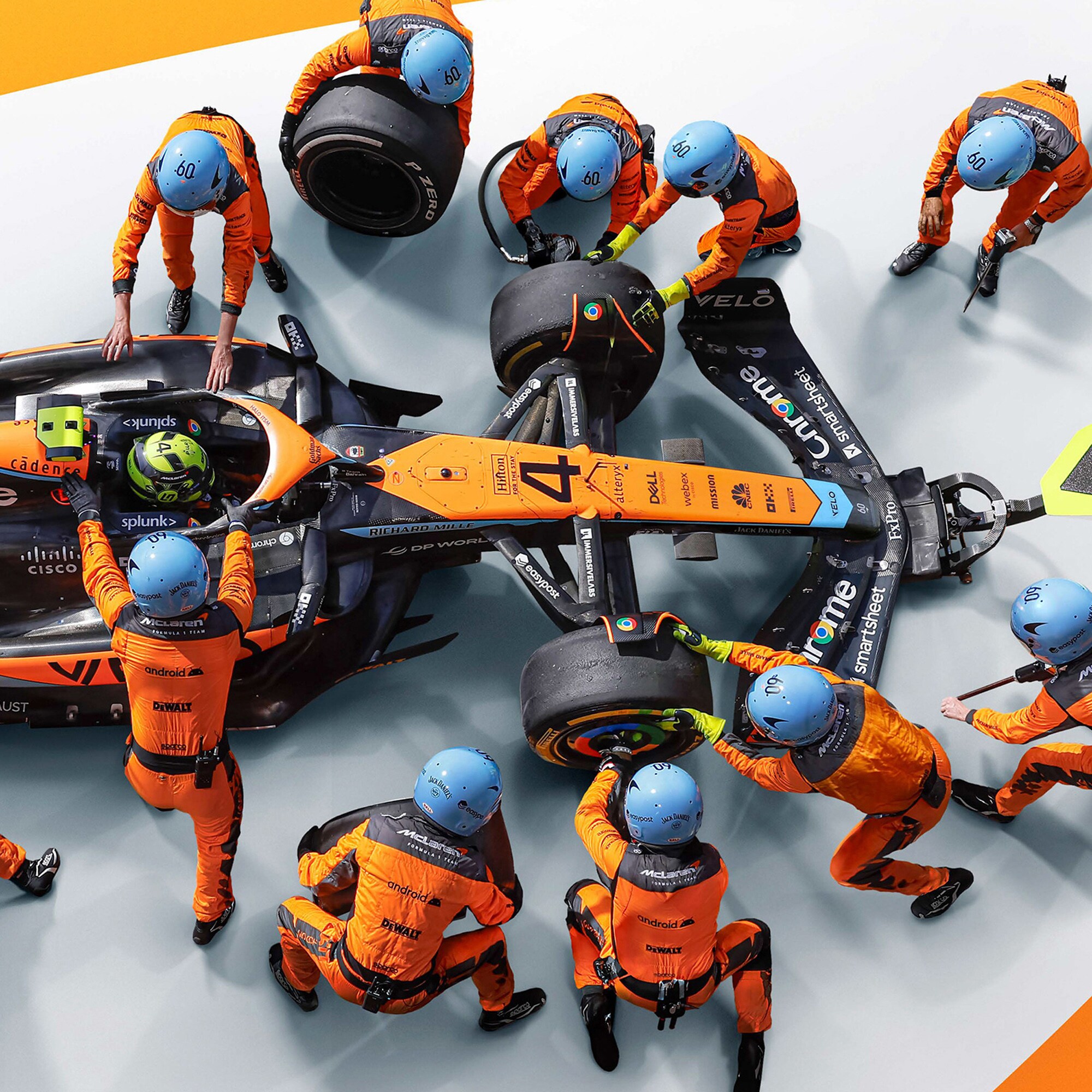 McLaren F1 Team - 1.80 - World Record Fastest Pit Stop 2023 Poster