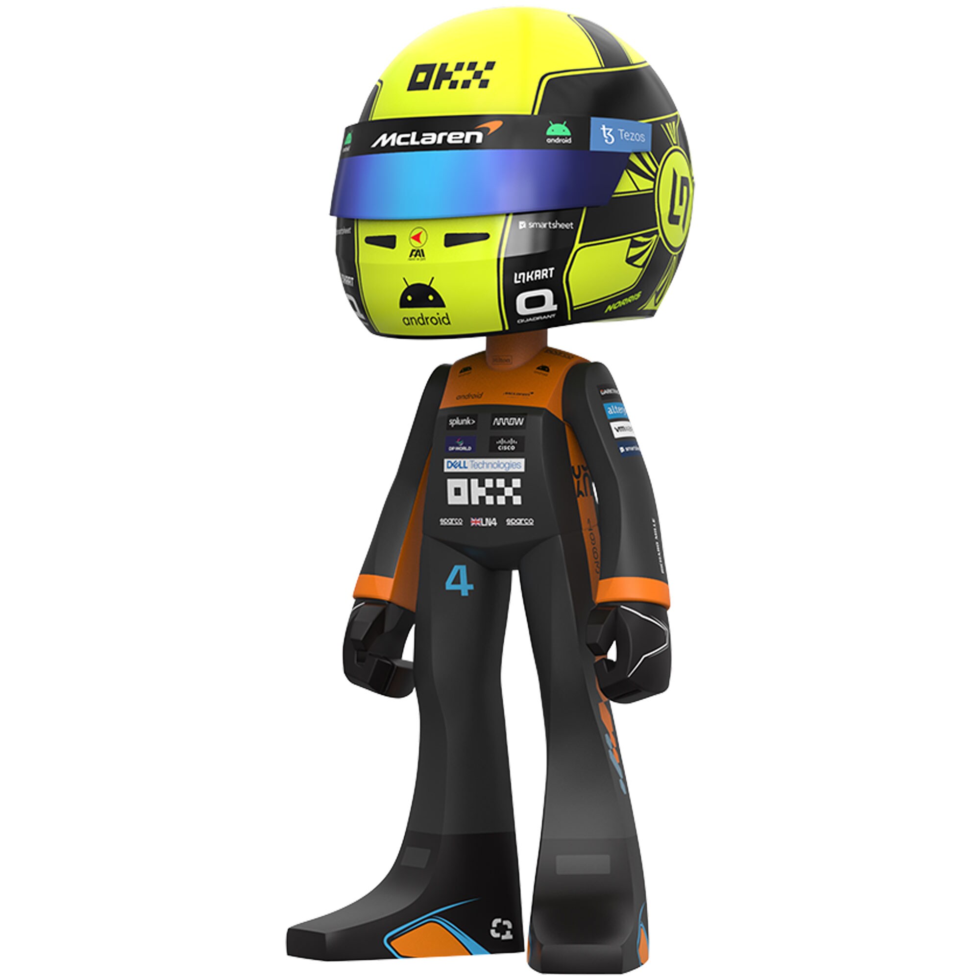 McLaren Mighty Jaxx 2023 Lando Norris Collectable Figurine