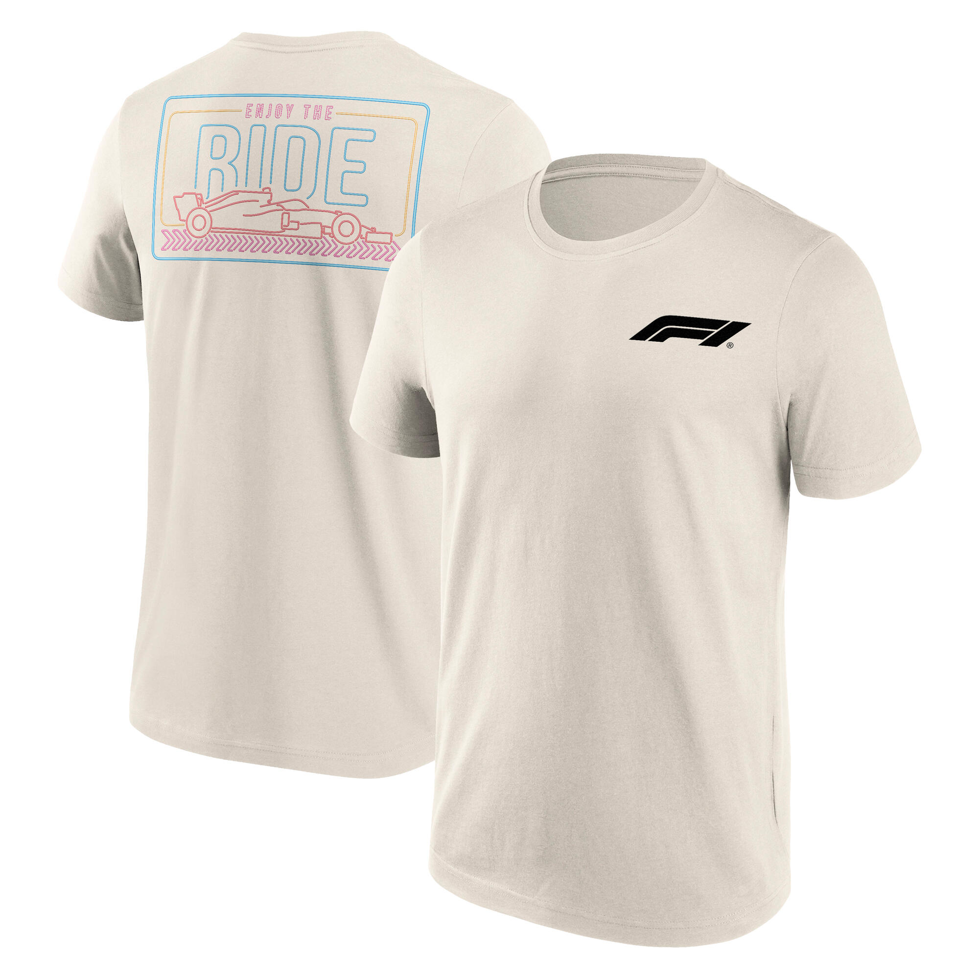 Formula 1 Enjoy The Ride Graphic T-Shirt - Off White