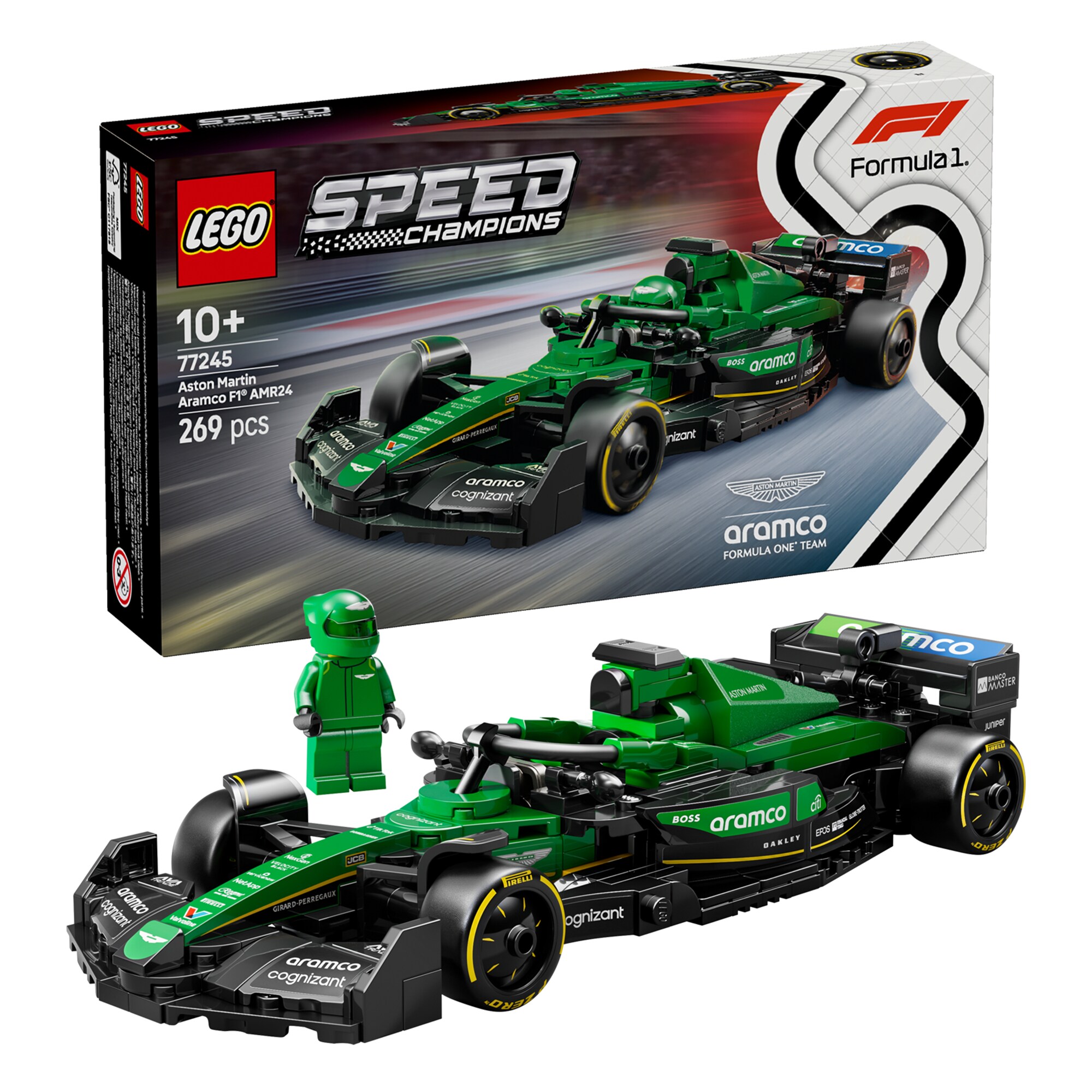 Aston Martin Aramco F1® LEGO® AMR24 Race Car