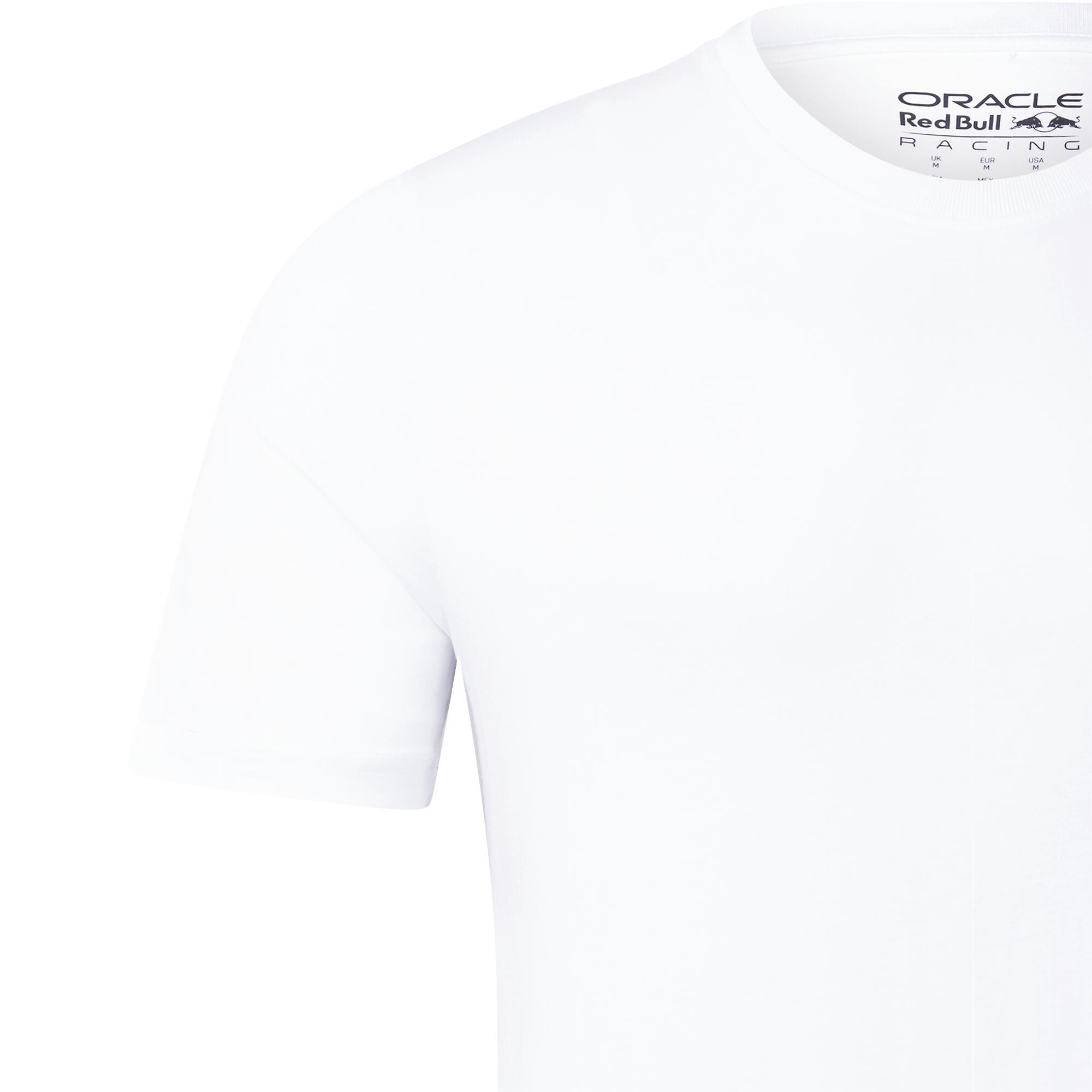 Oracle Red Bull Racing Large Logo T-shirt - White - Unisex
