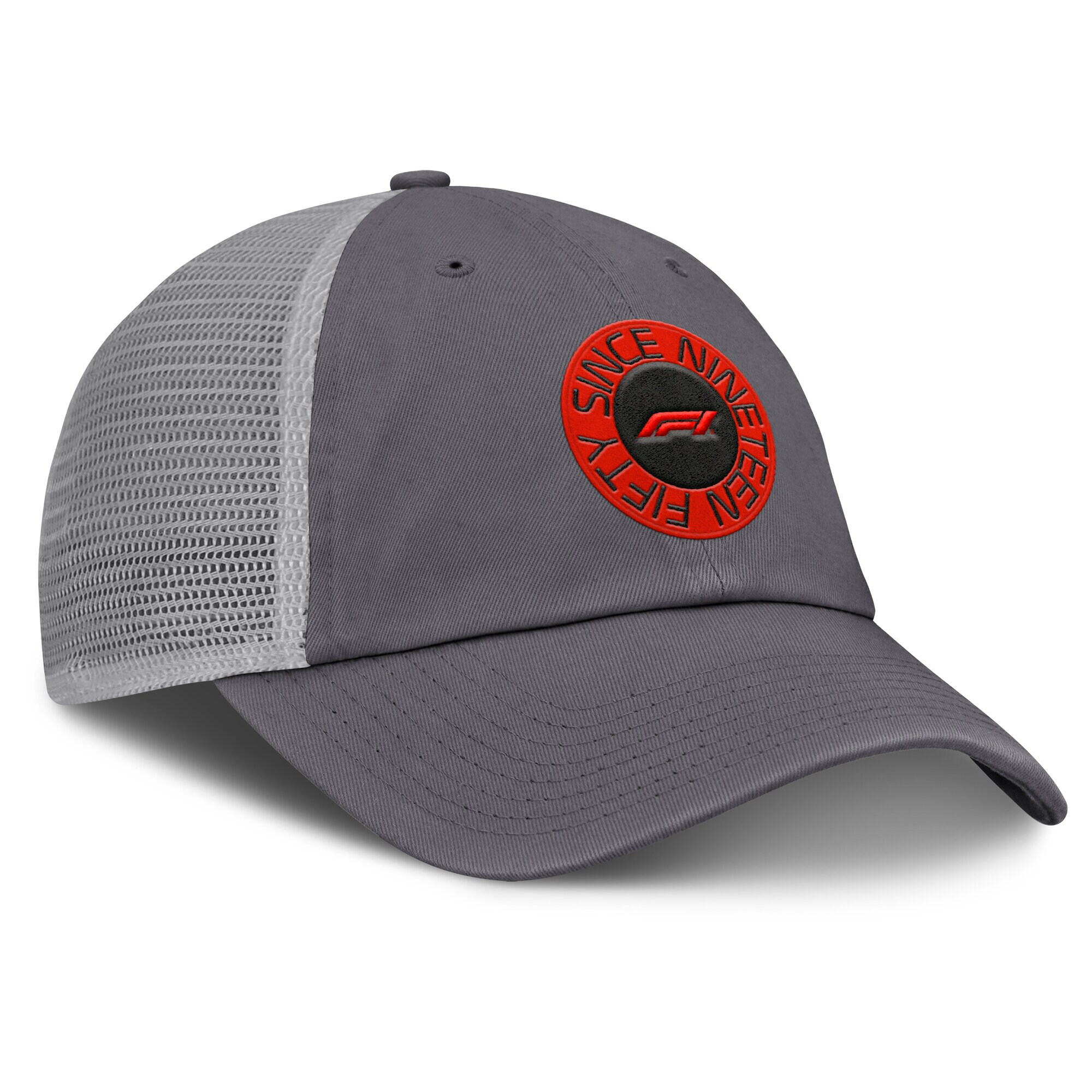 Formula 1 Fleet Unstructured Adjustable Meshback Cap - Storm Gray - Unisex