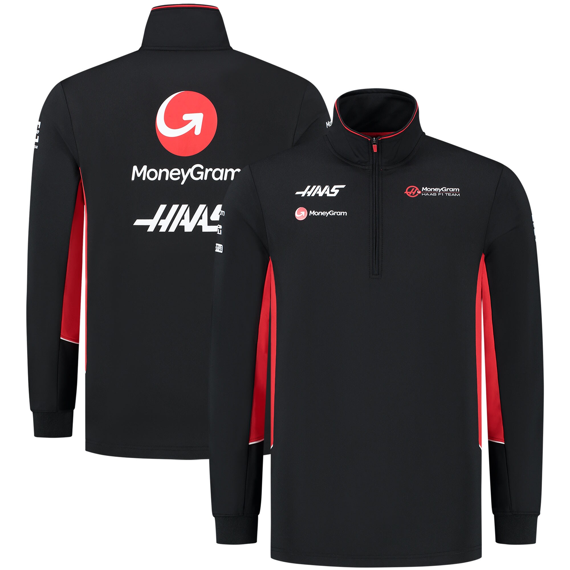 Haas F1 Moneygram 2024 Team Zip Sweater