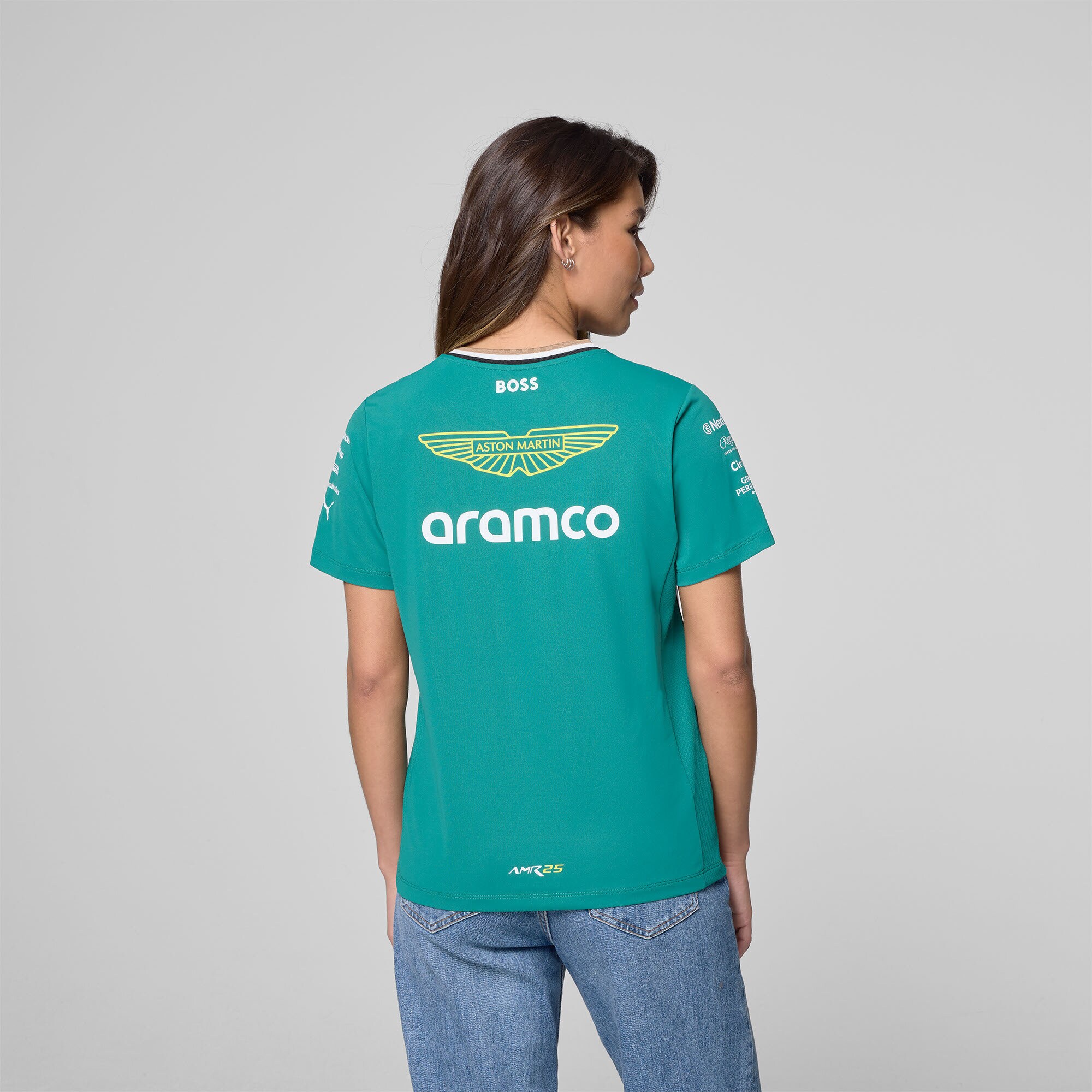 Aston Martin Aramco Cognizant F1 2025 Team T-Shirt - Womens
