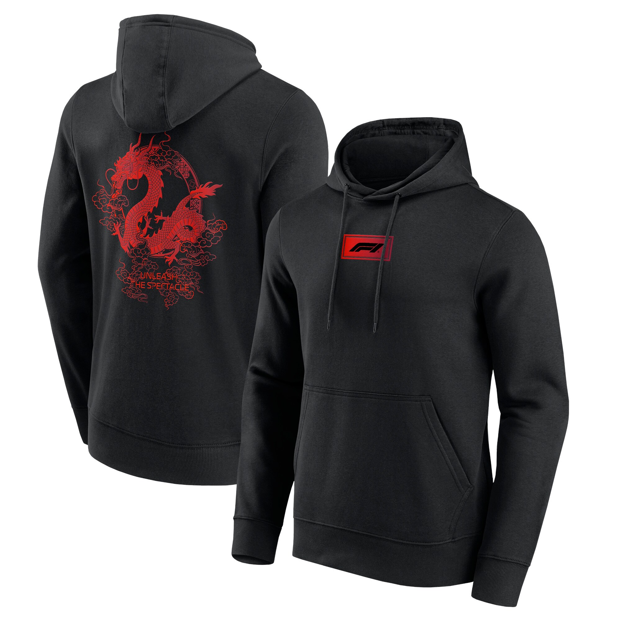 Formula 1 Unleash The Dragon Graphic Hoodie - Black - Unisex