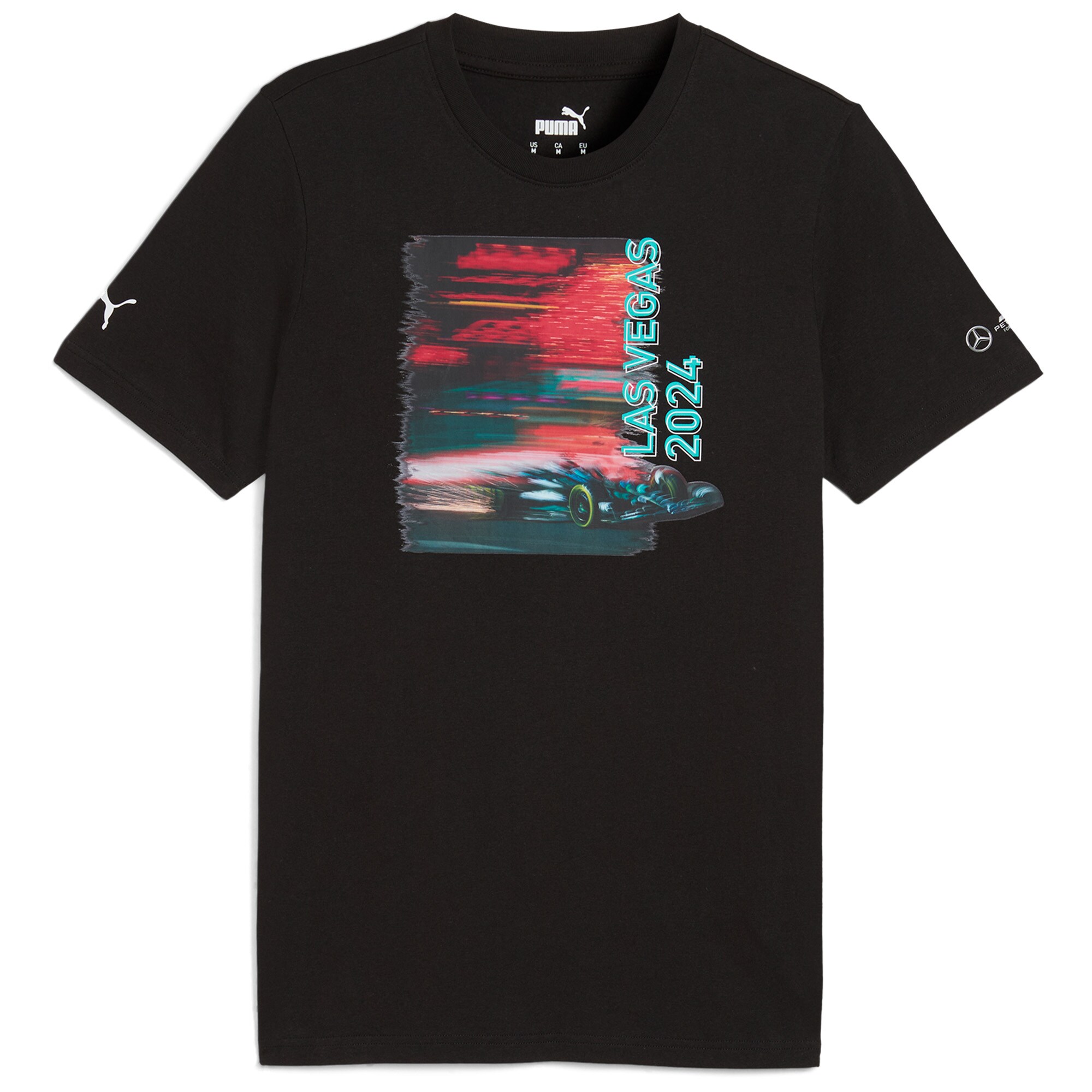Mercedes AMG Petronas Special Edition Las Vegas Race T-Shirt by Puma