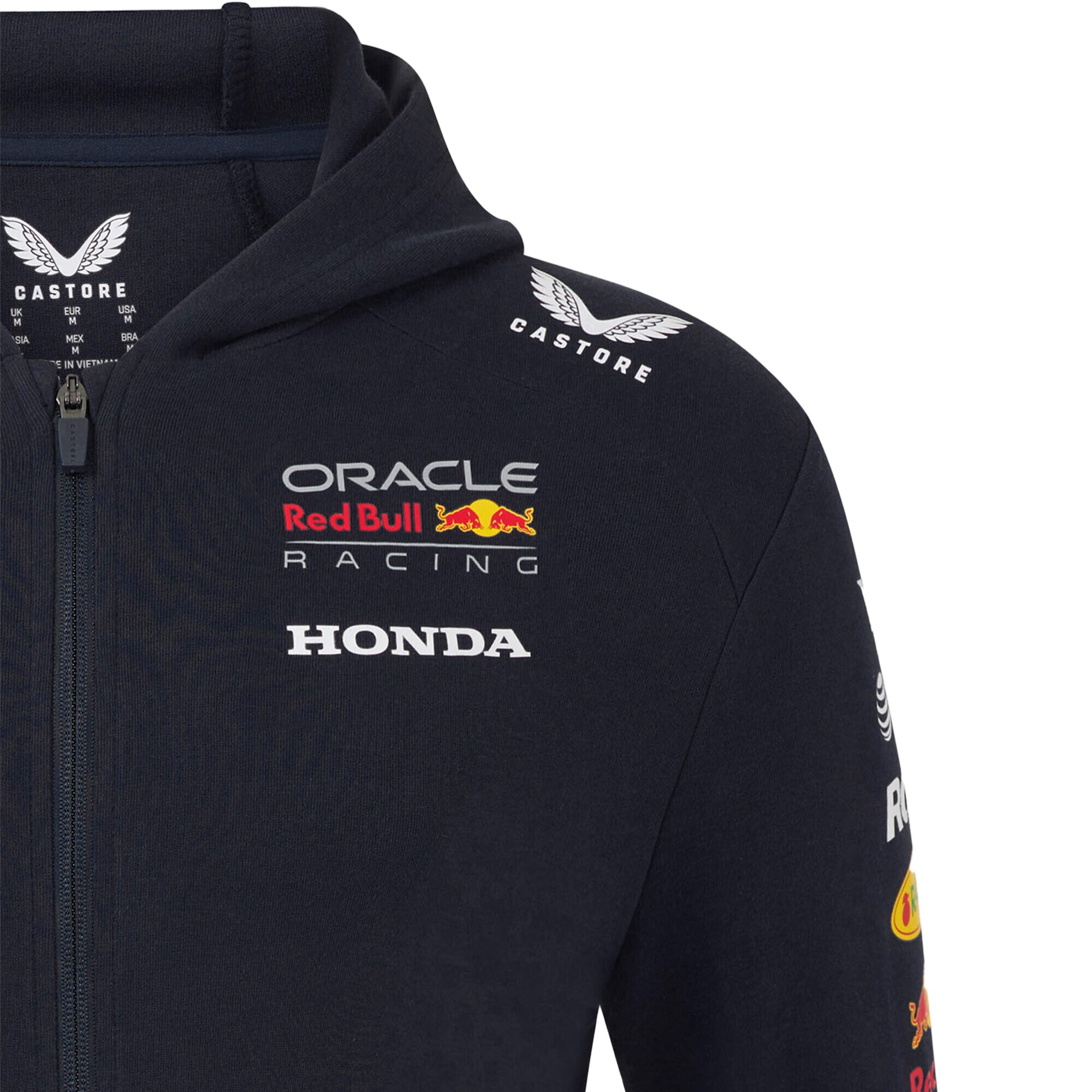 Red Bull Racing 2025 Team Full Zip Hoodie - Unisex