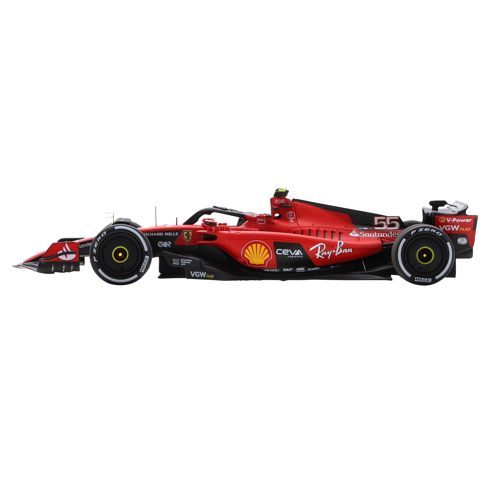 Scuderia Ferrari SF23 No.55 Bahrain GP 4th Place - Carlos Sainz 1:43 LookSmart Model