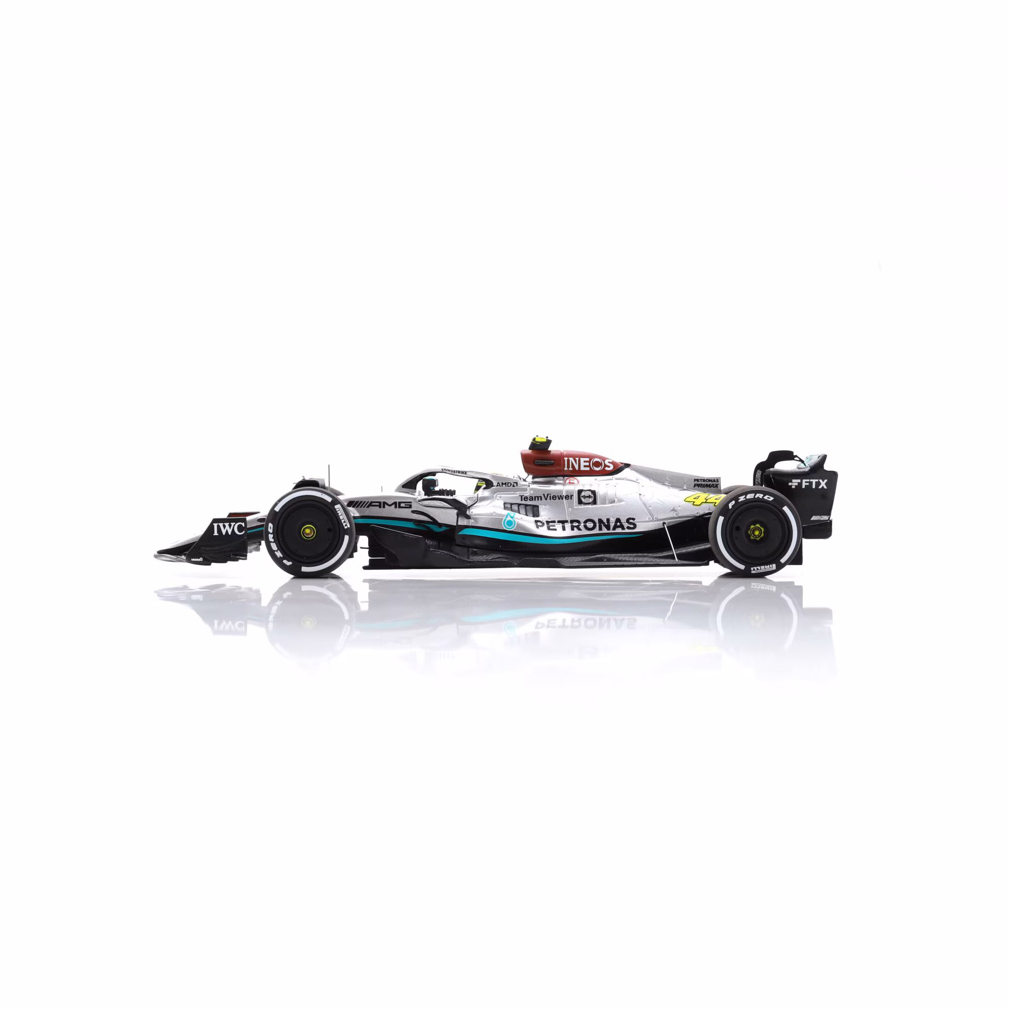 Mercedes AMG Petronas F1 No.44 W13 E Performance - 300th GP - Lewis Hamilton 1:43 Spark Model
