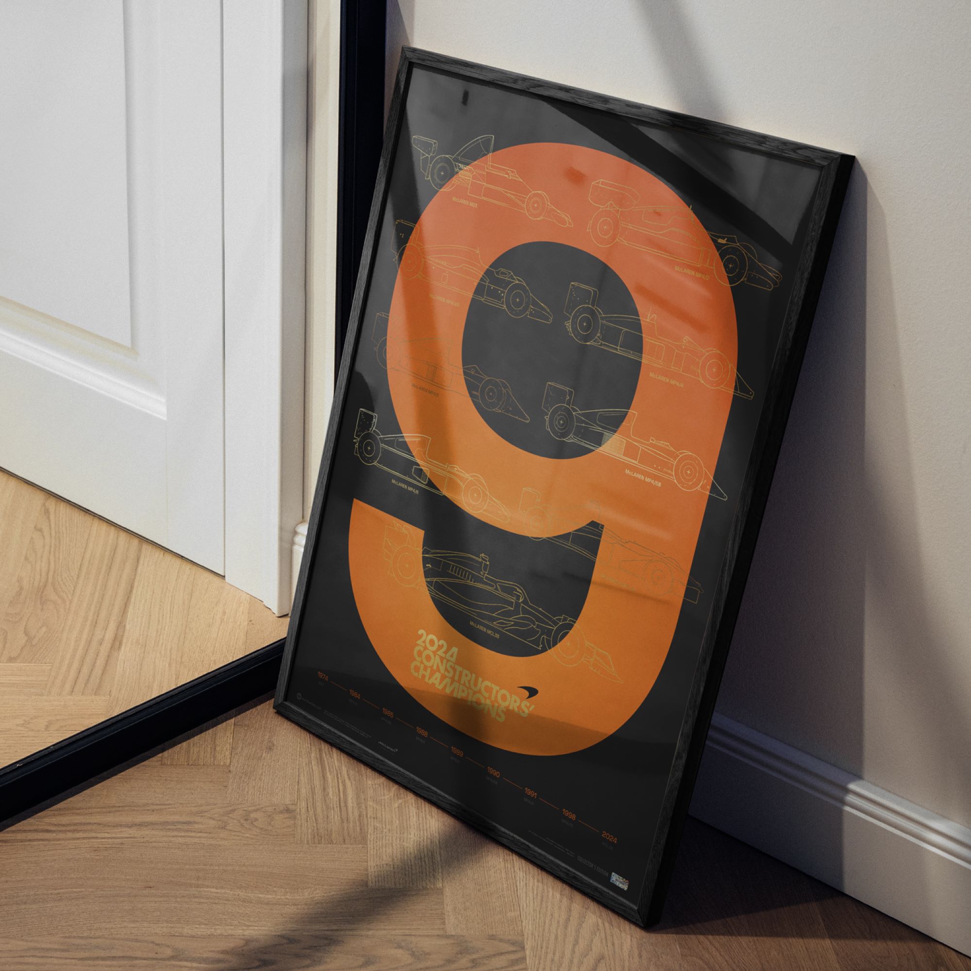 McLaren 9th World Constructors' Champions Title - 2024 Poster