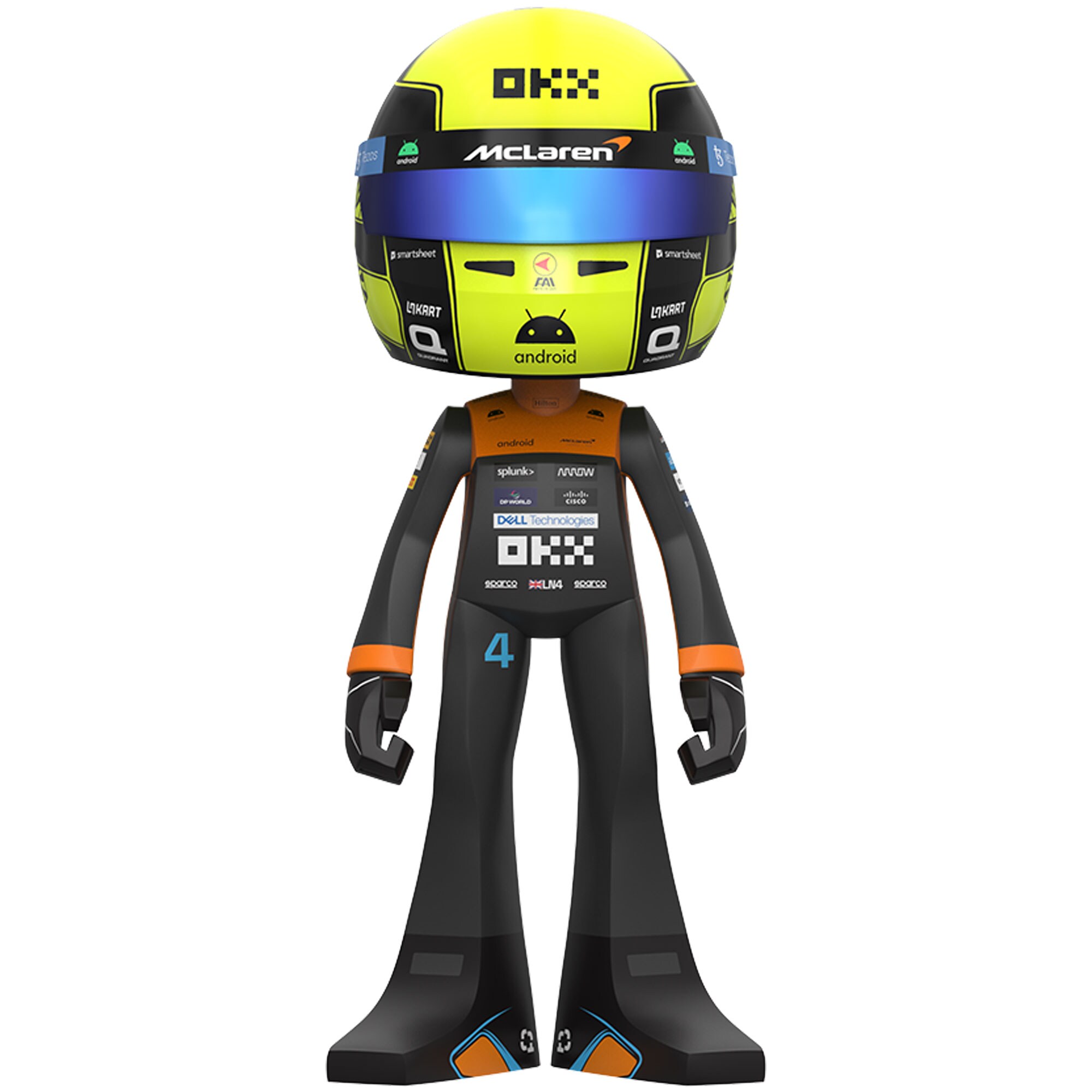 McLaren Mighty Jaxx 2023 Lando Norris Collectable Figurine
