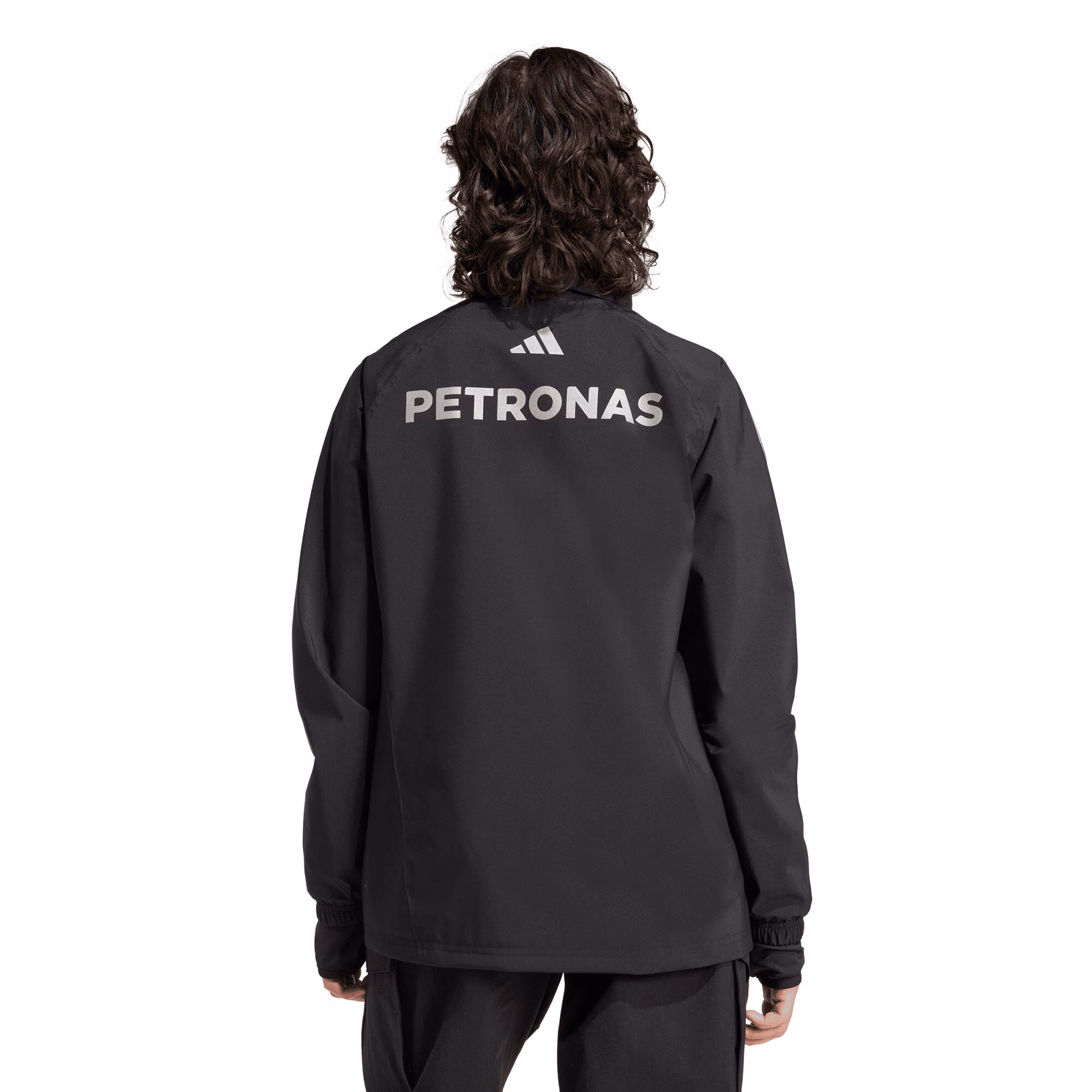 Mercedes AMG Petronas adidas F1 Team Mechanics Rain Jacket - Black - Womens