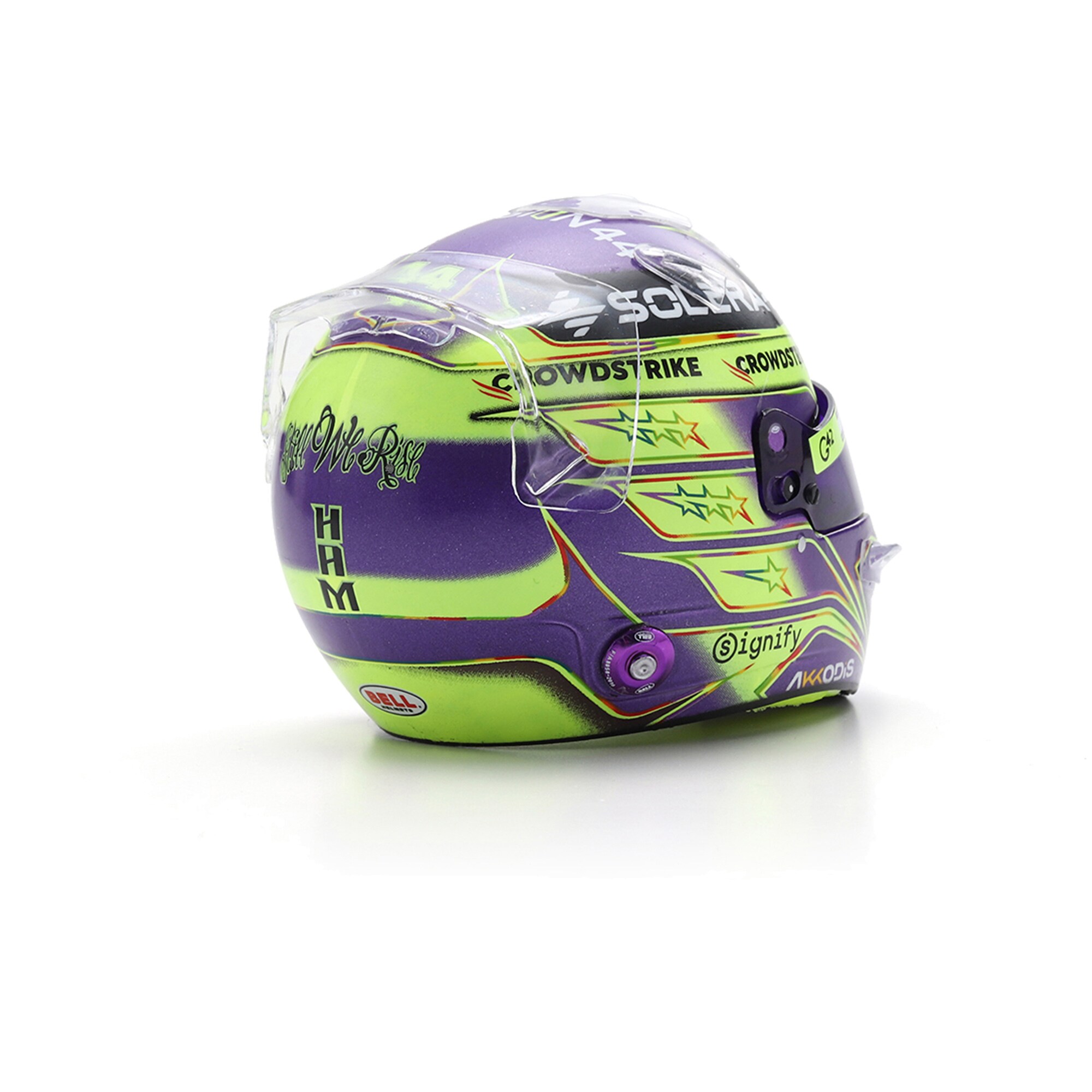 Mercedes AMG Petronas Lewis Hamilton 2024 1:5 Spark Model Helmet