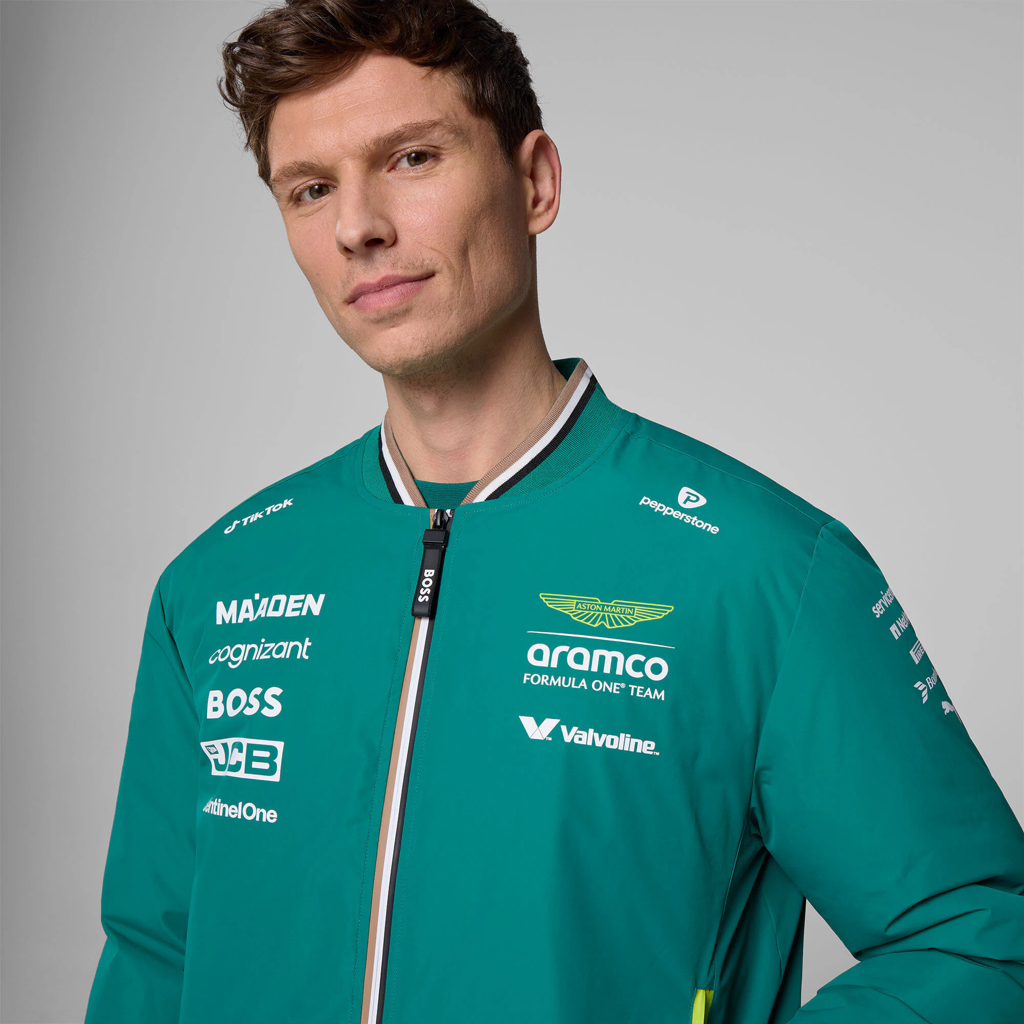 Aston Martin Aramco Cognizant F1 2025 Team Bomber Jacket