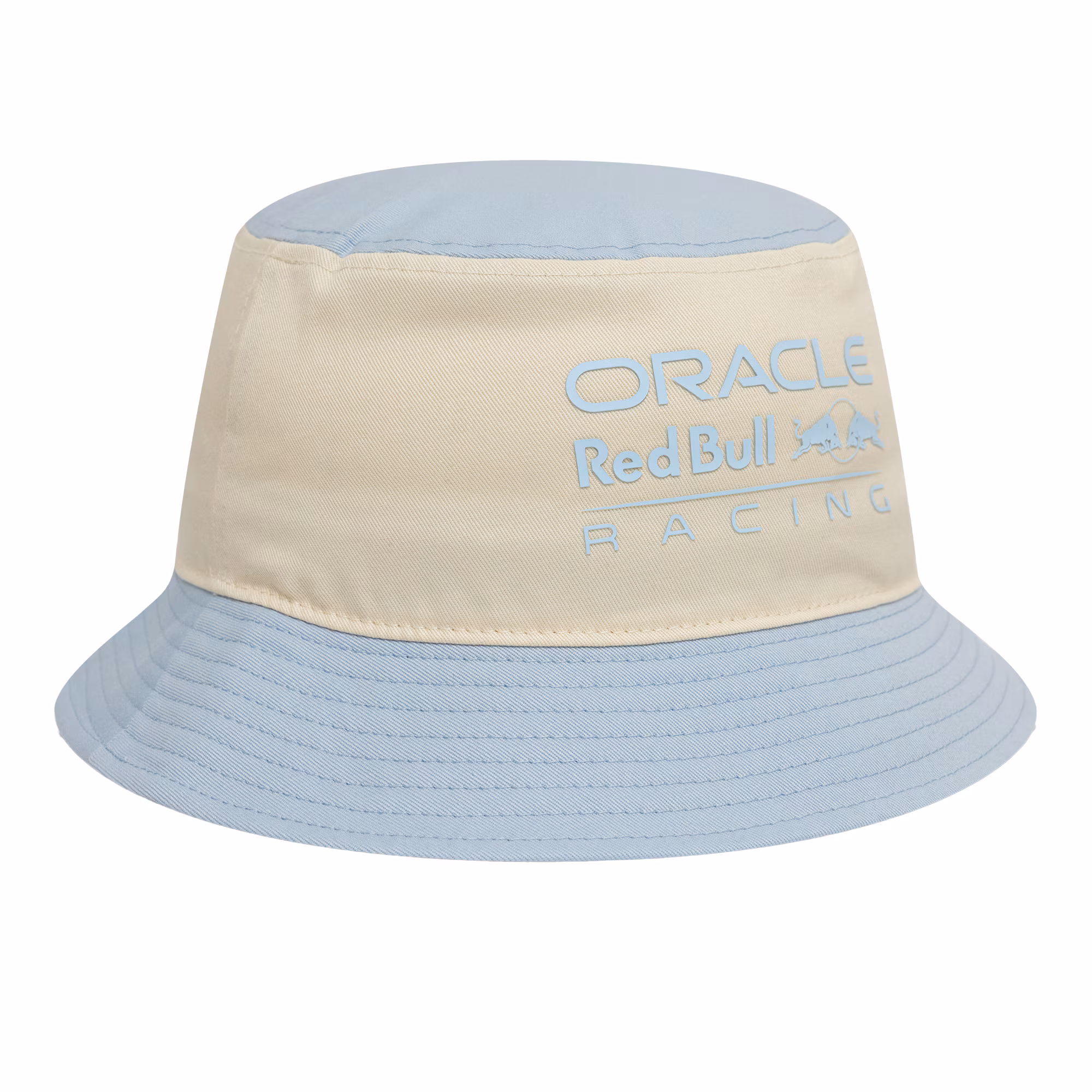 Red Bull Racing New Era Contrast Tapered Bucket Hat - Light Cream/Blue