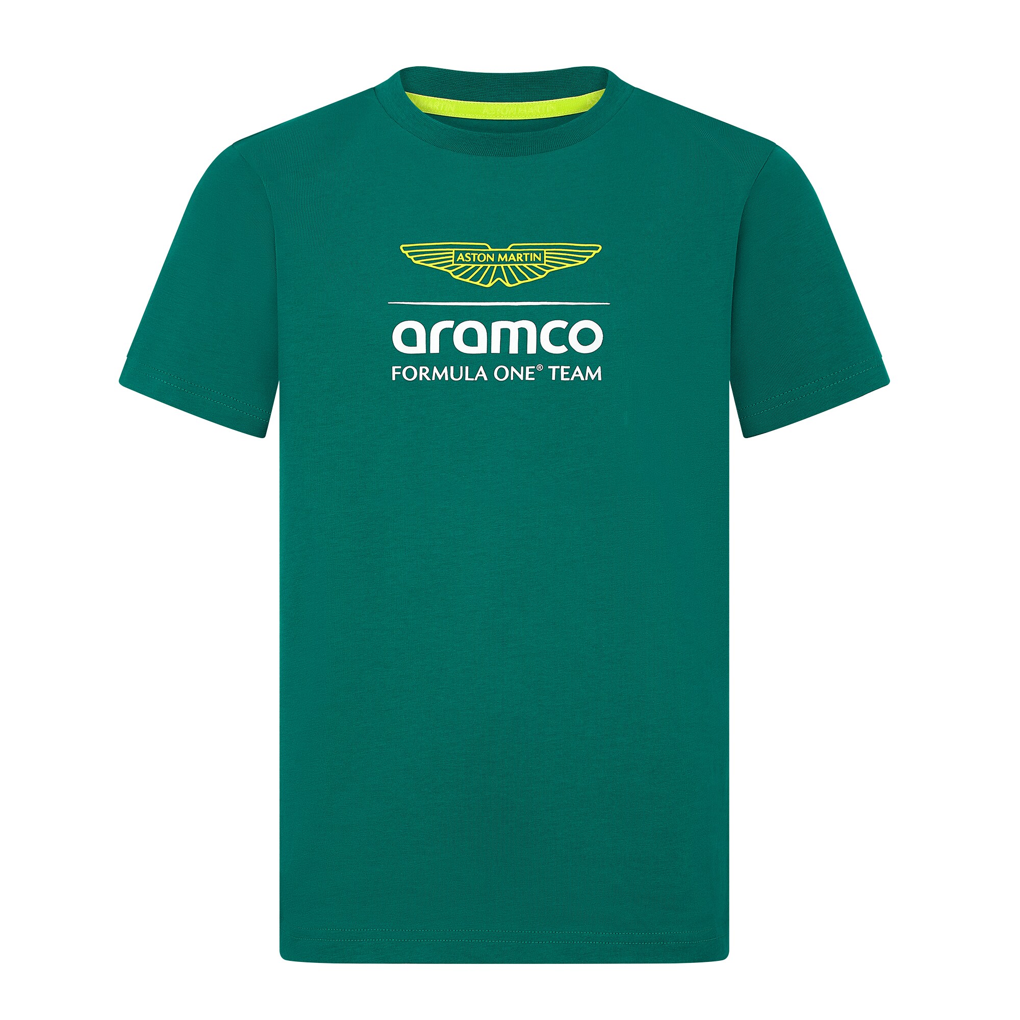 Aston Martin Aramco F1 Logo T-Shirt - Green - Kids
