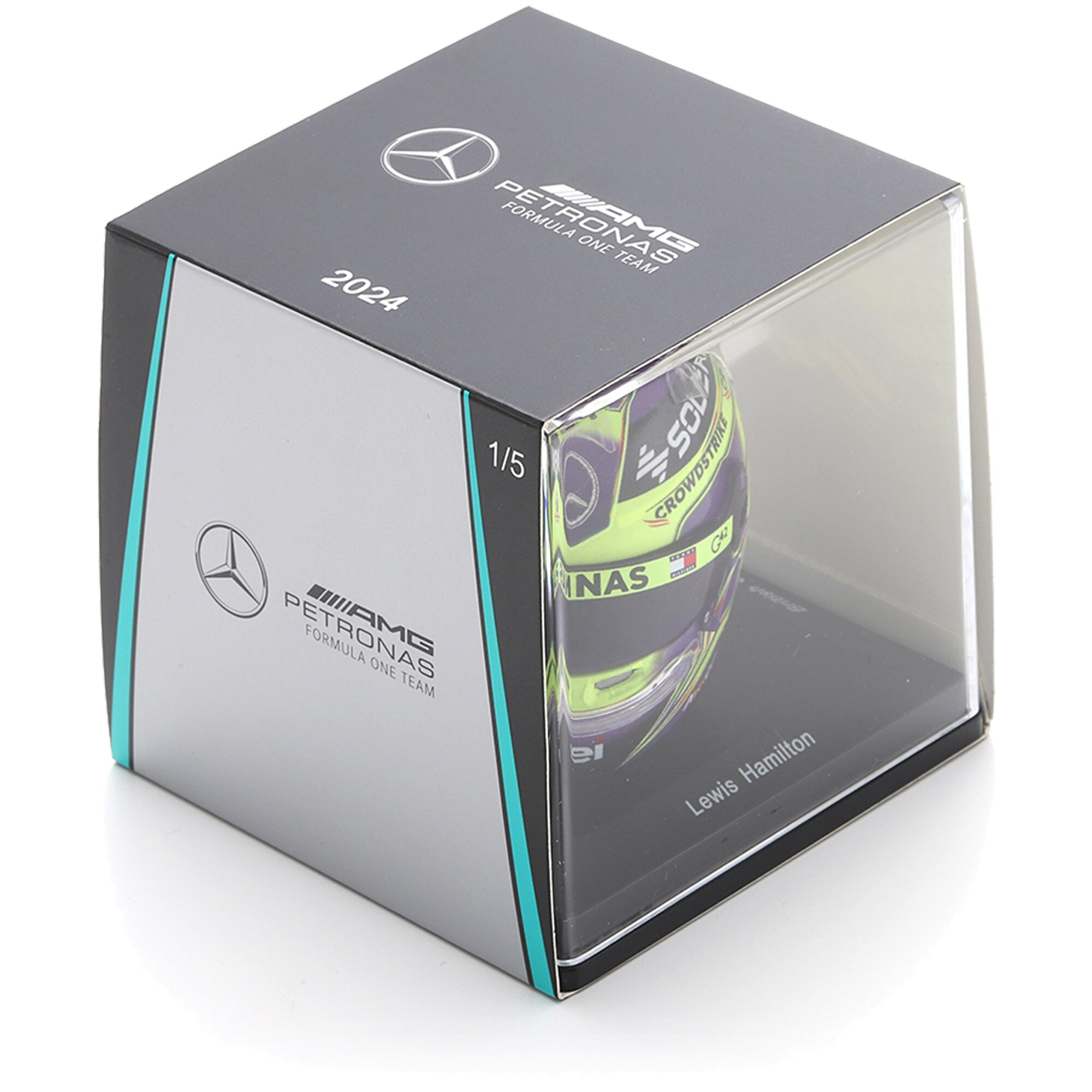 Mercedes AMG Petronas Lewis Hamilton 2024 1:5 Spark Model Helmet