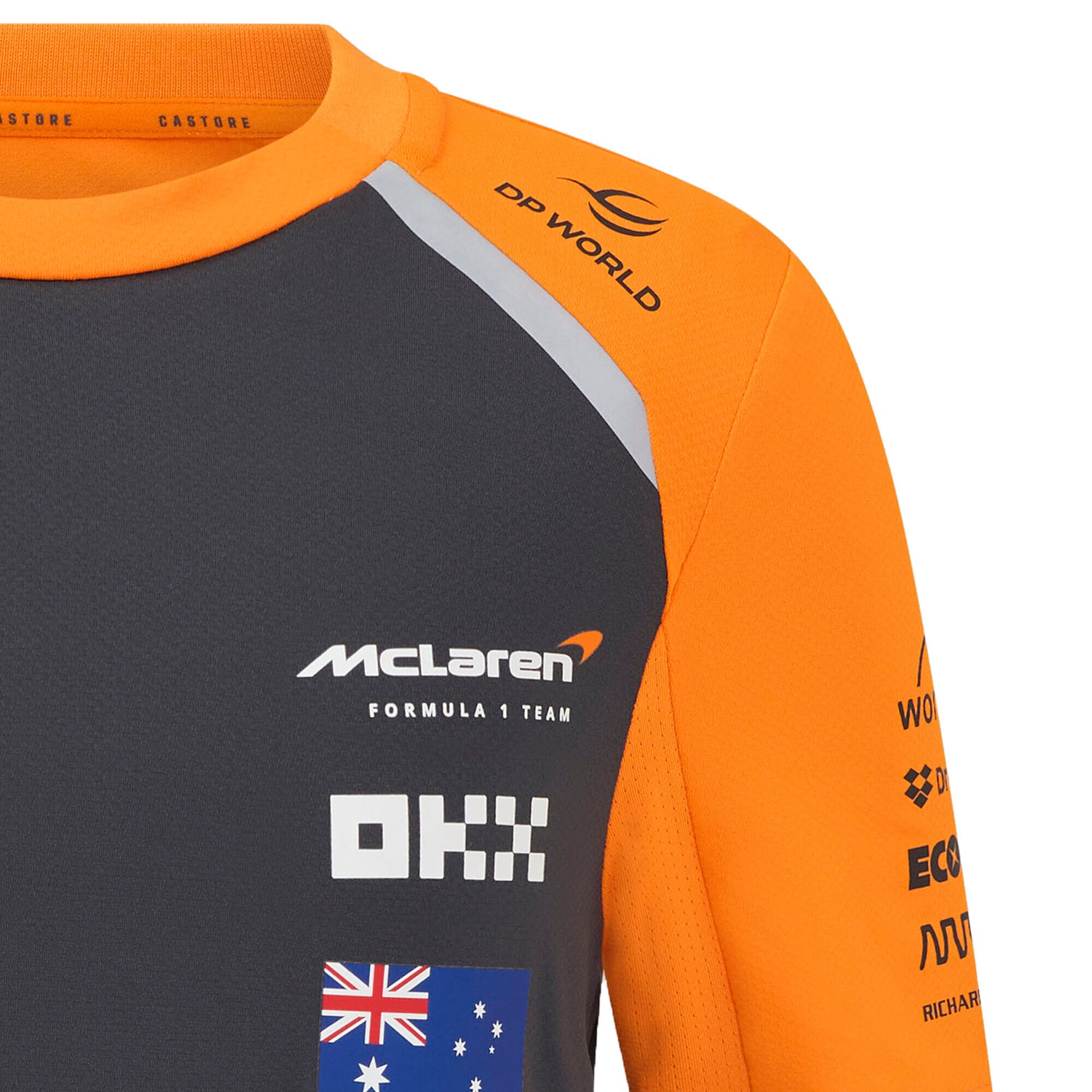 McLaren 2025 Team Oscar Piastri Driver Set Up T-Shirt - Phantom - Kids